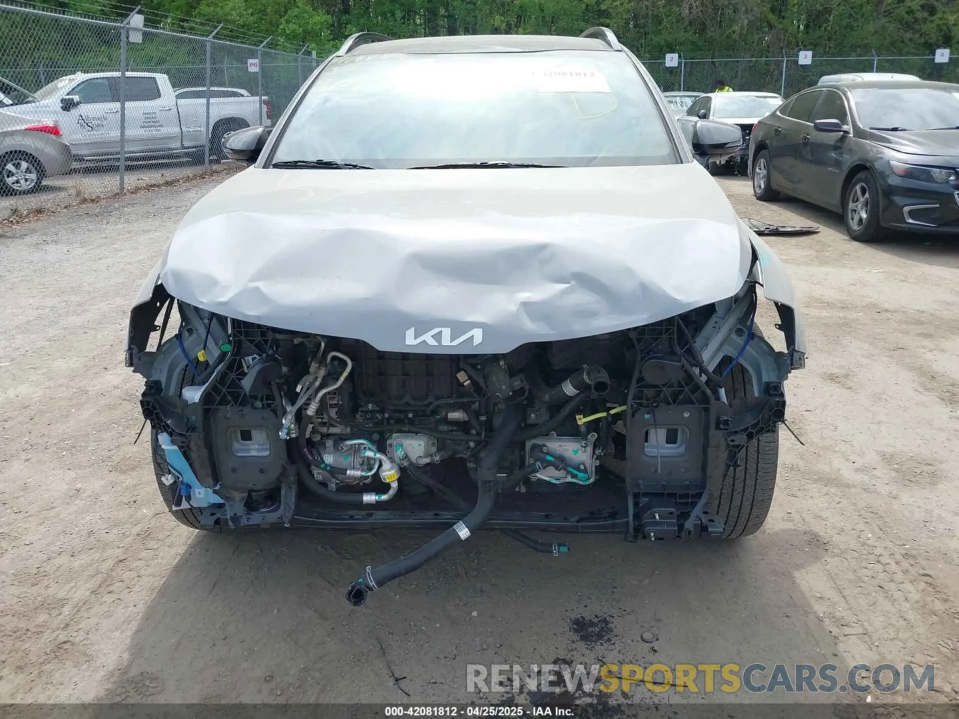 6 fotografías del automóvil dañado 5XYK6CAF6PG083238 KIA SPORTAGE 2023