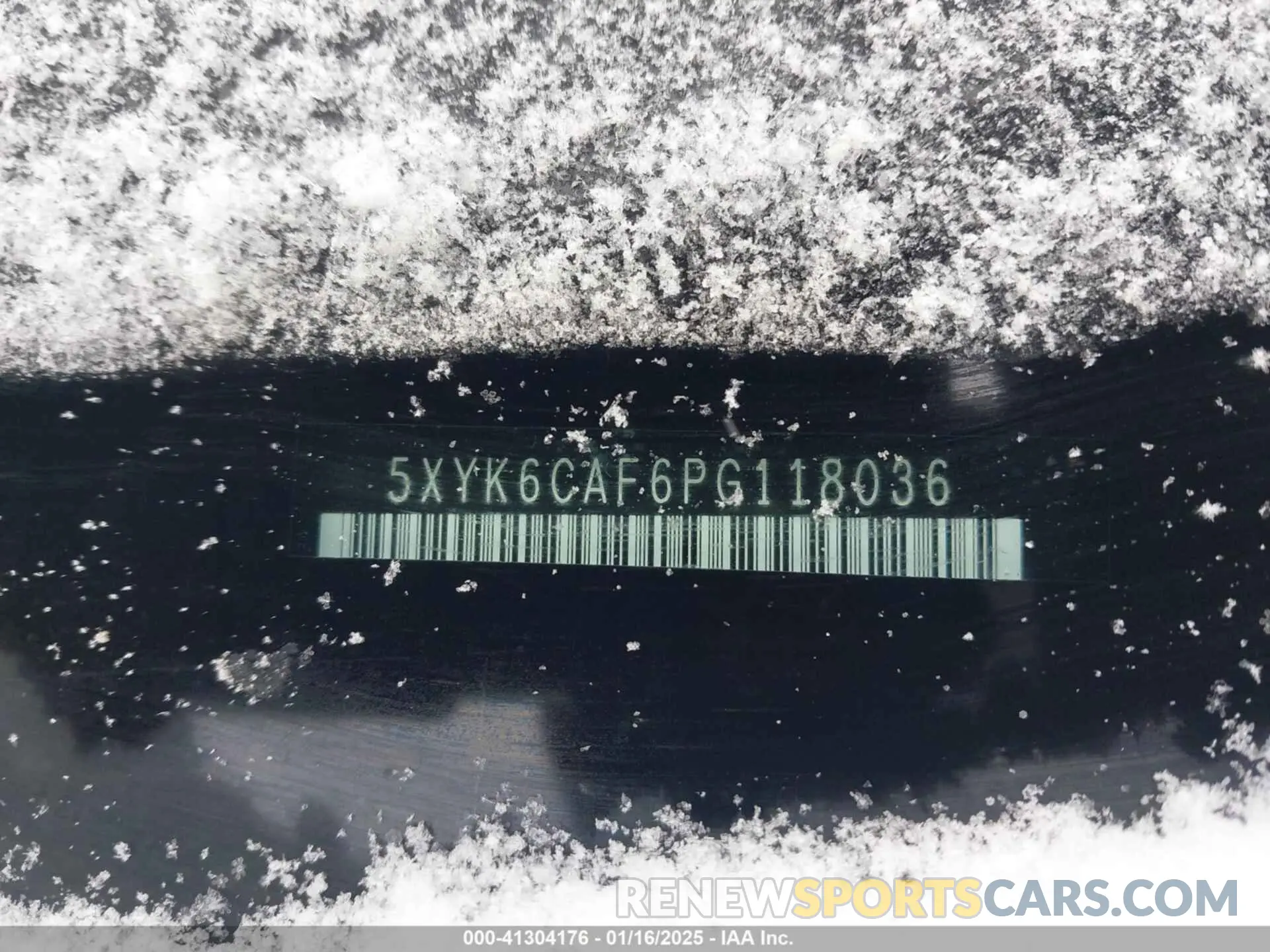 9 fotografías del automóvil dañado 5XYK6CAF6PG118036 KIA SPORTAGE 2023