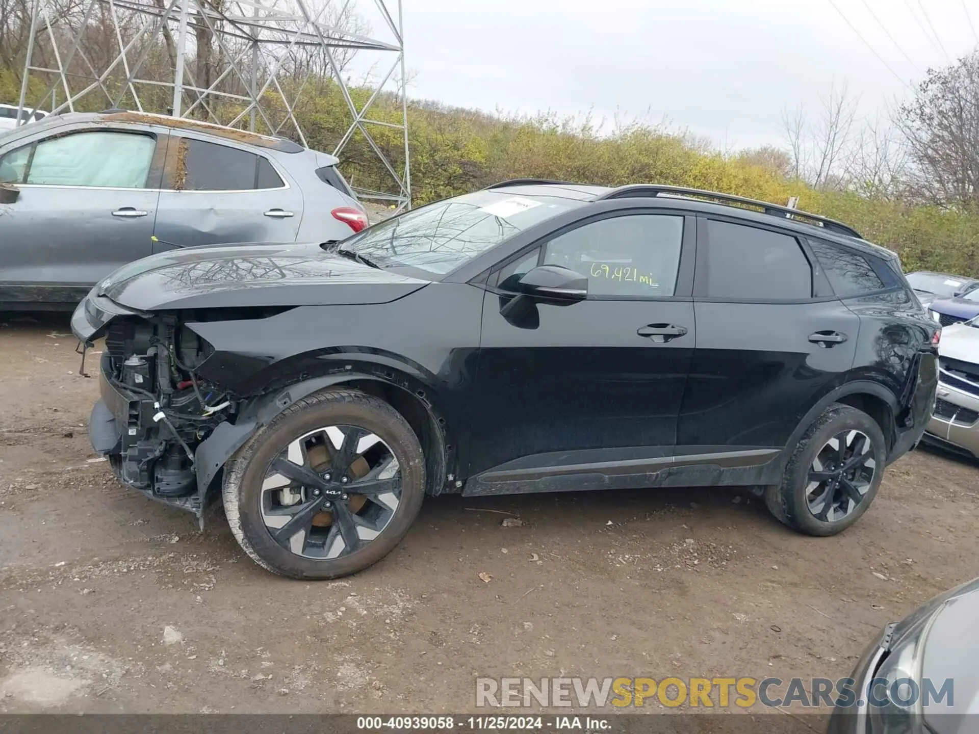 15 fotografías del automóvil dañado 5XYK6CAF7PG041421 KIA SPORTAGE 2023