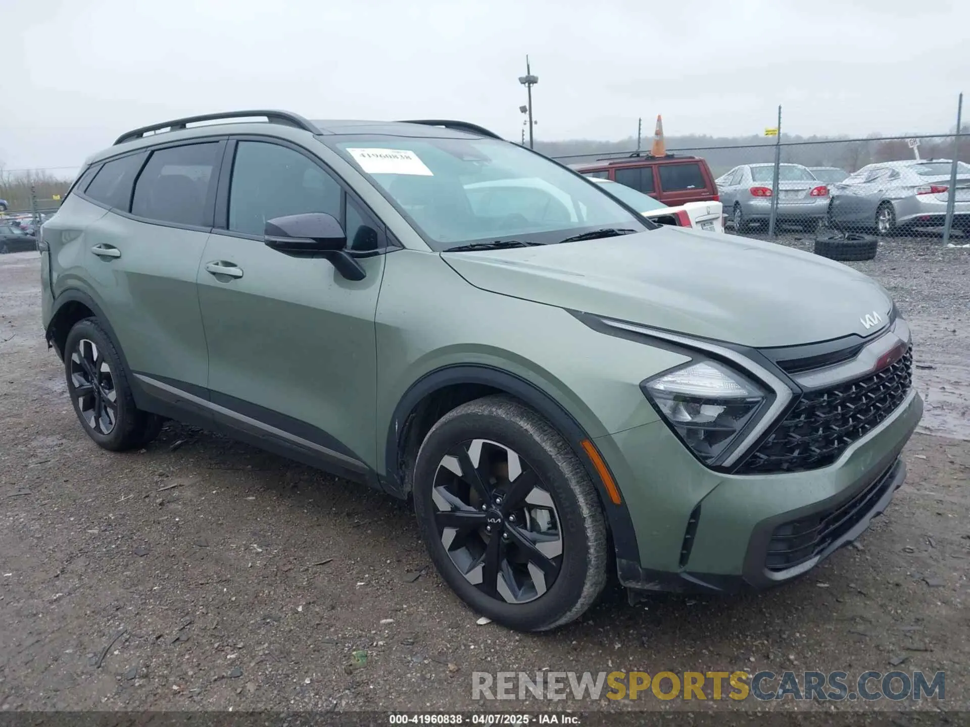 1 fotografías del automóvil dañado 5XYK6CAF7PG114819 KIA SPORTAGE 2023