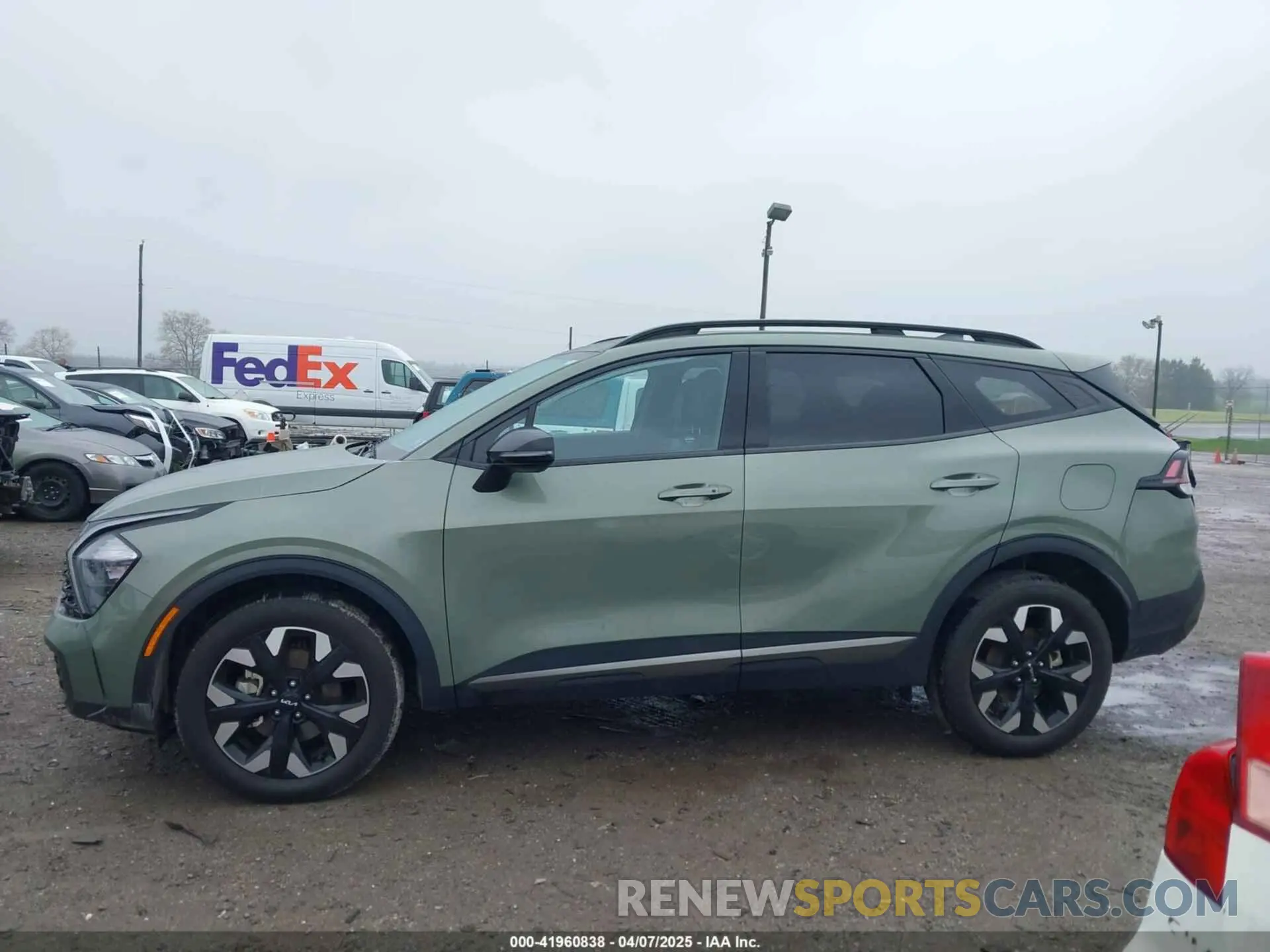 14 fotografías del automóvil dañado 5XYK6CAF7PG114819 KIA SPORTAGE 2023