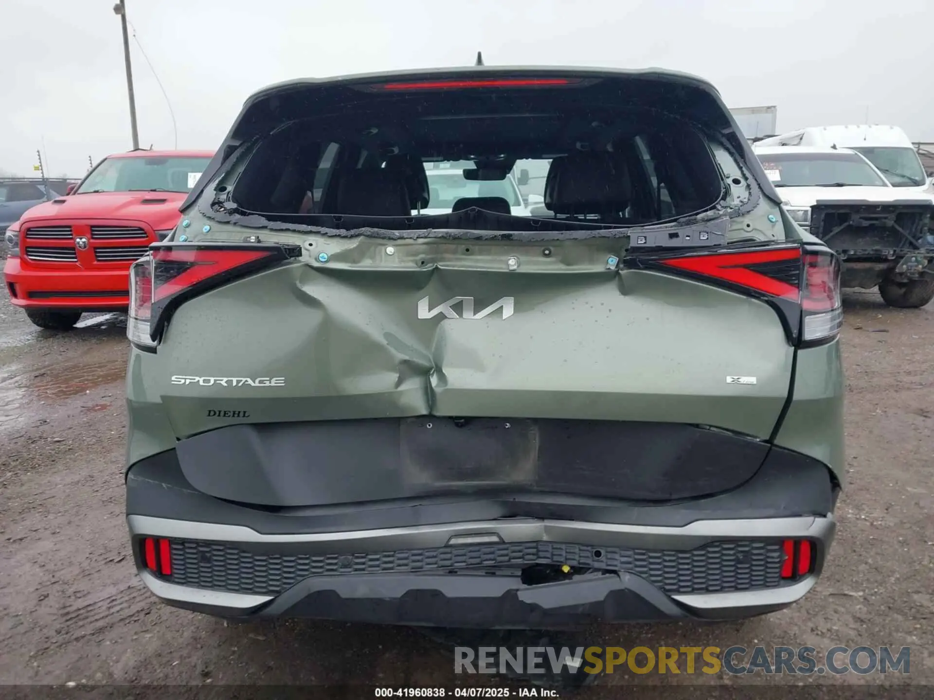 16 fotografías del automóvil dañado 5XYK6CAF7PG114819 KIA SPORTAGE 2023