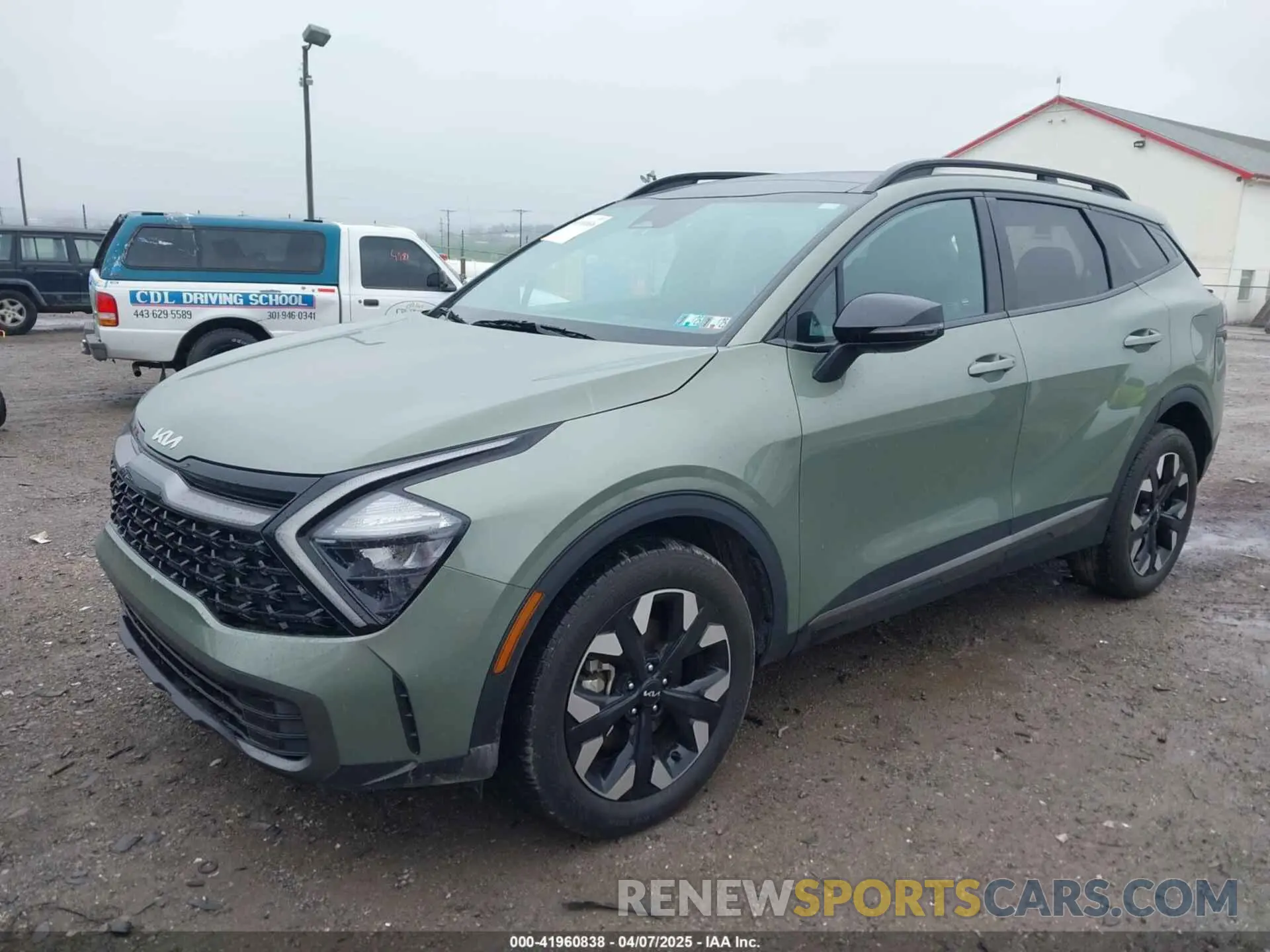 2 fotografías del automóvil dañado 5XYK6CAF7PG114819 KIA SPORTAGE 2023