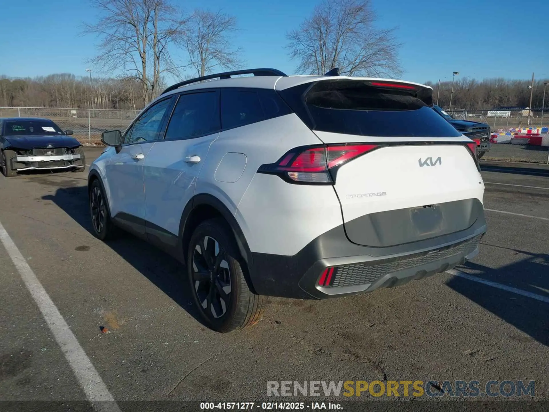3 fotografías del automóvil dañado 5XYK6CAF8PG045803 KIA SPORTAGE 2023