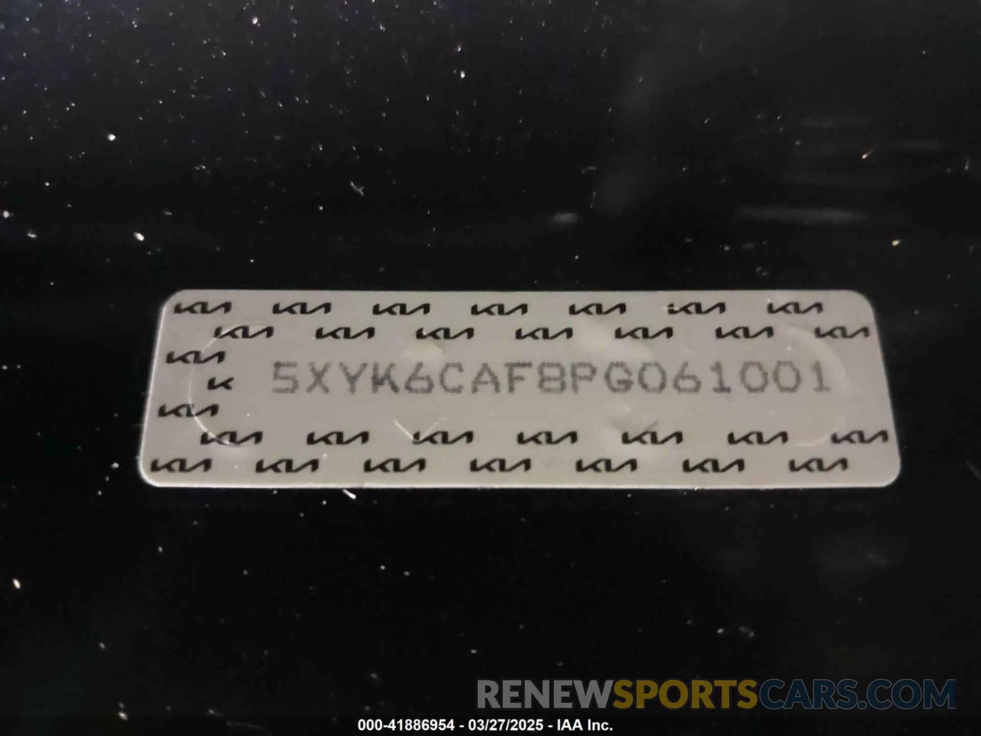 17 fotografías del automóvil dañado 5XYK6CAF8PG061001 KIA SPORTAGE 2023