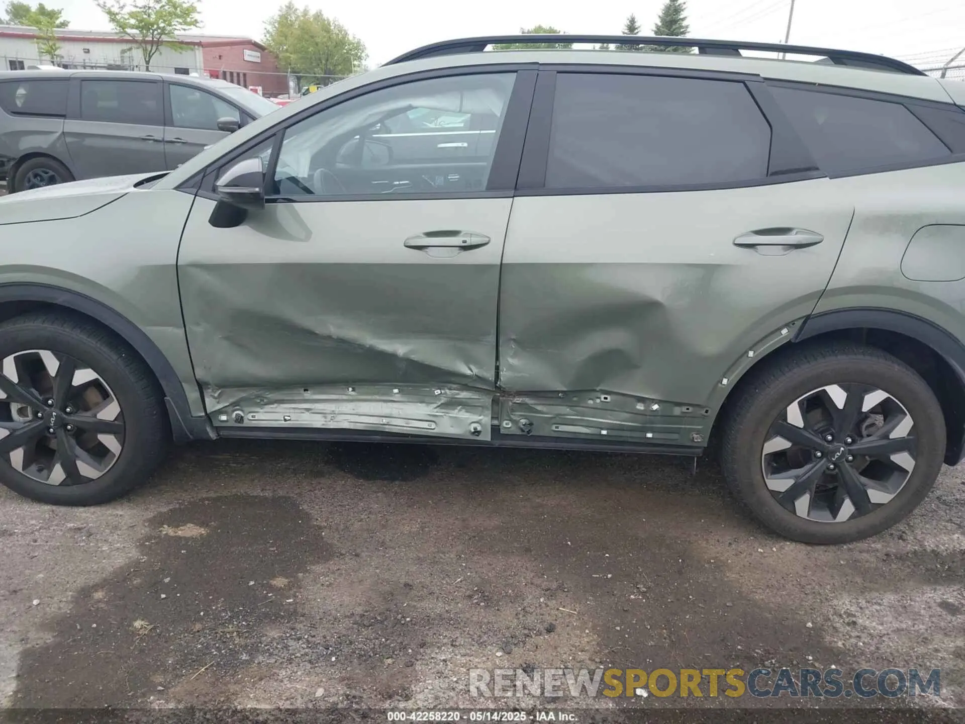 6 fotografías del automóvil dañado 5XYK6CAF8PG108446 KIA SPORTAGE 2023