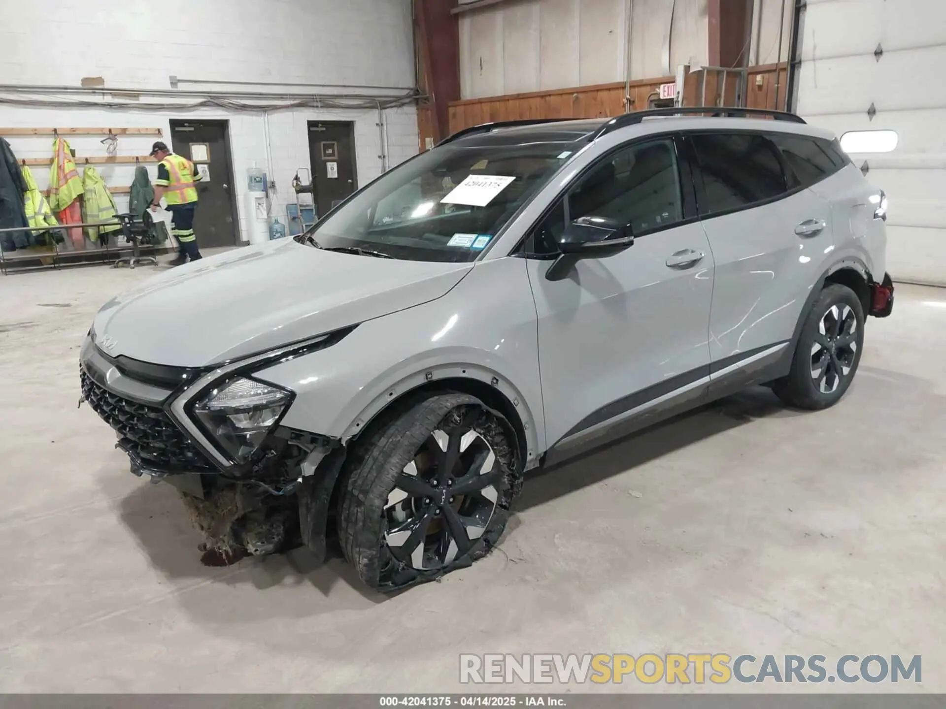 2 fotografías del automóvil dañado 5XYK6CAF8PG111802 KIA SPORTAGE 2023