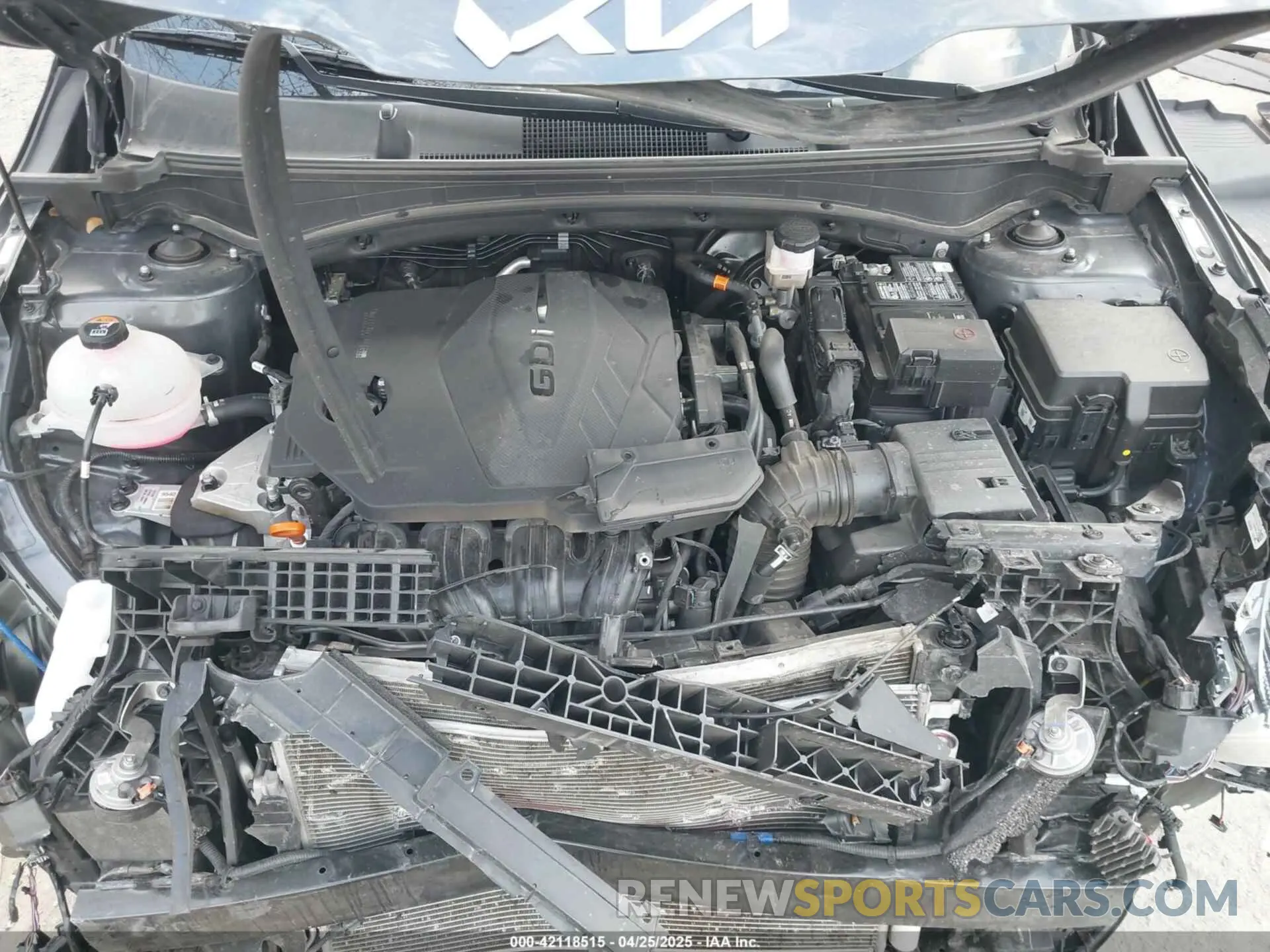 10 fotografías del automóvil dañado 5XYK6CAF8PG118295 KIA SPORTAGE 2023