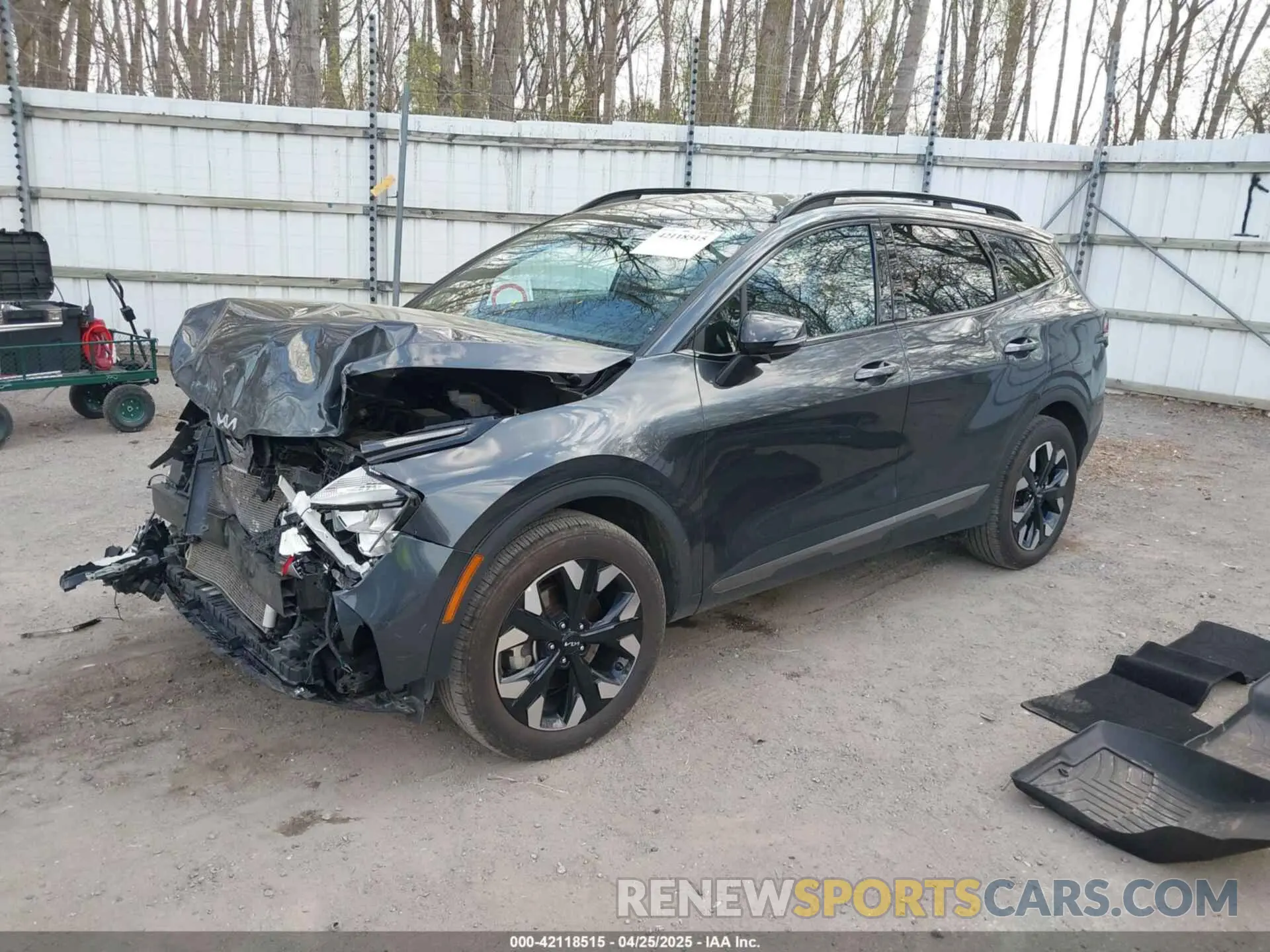 2 fotografías del automóvil dañado 5XYK6CAF8PG118295 KIA SPORTAGE 2023