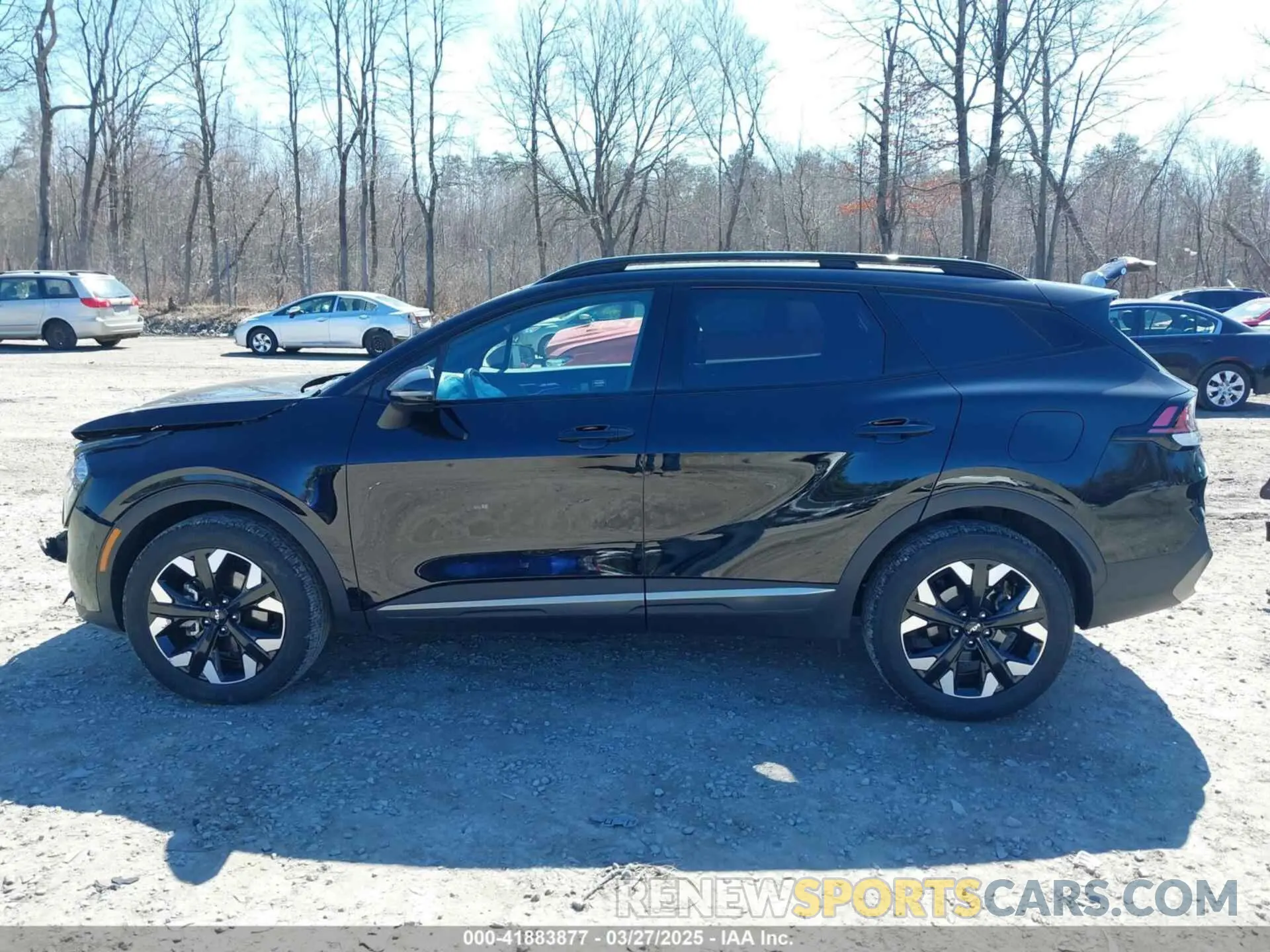 14 fotografías del automóvil dañado 5XYK6CAF9PG002359 KIA SPORTAGE 2023