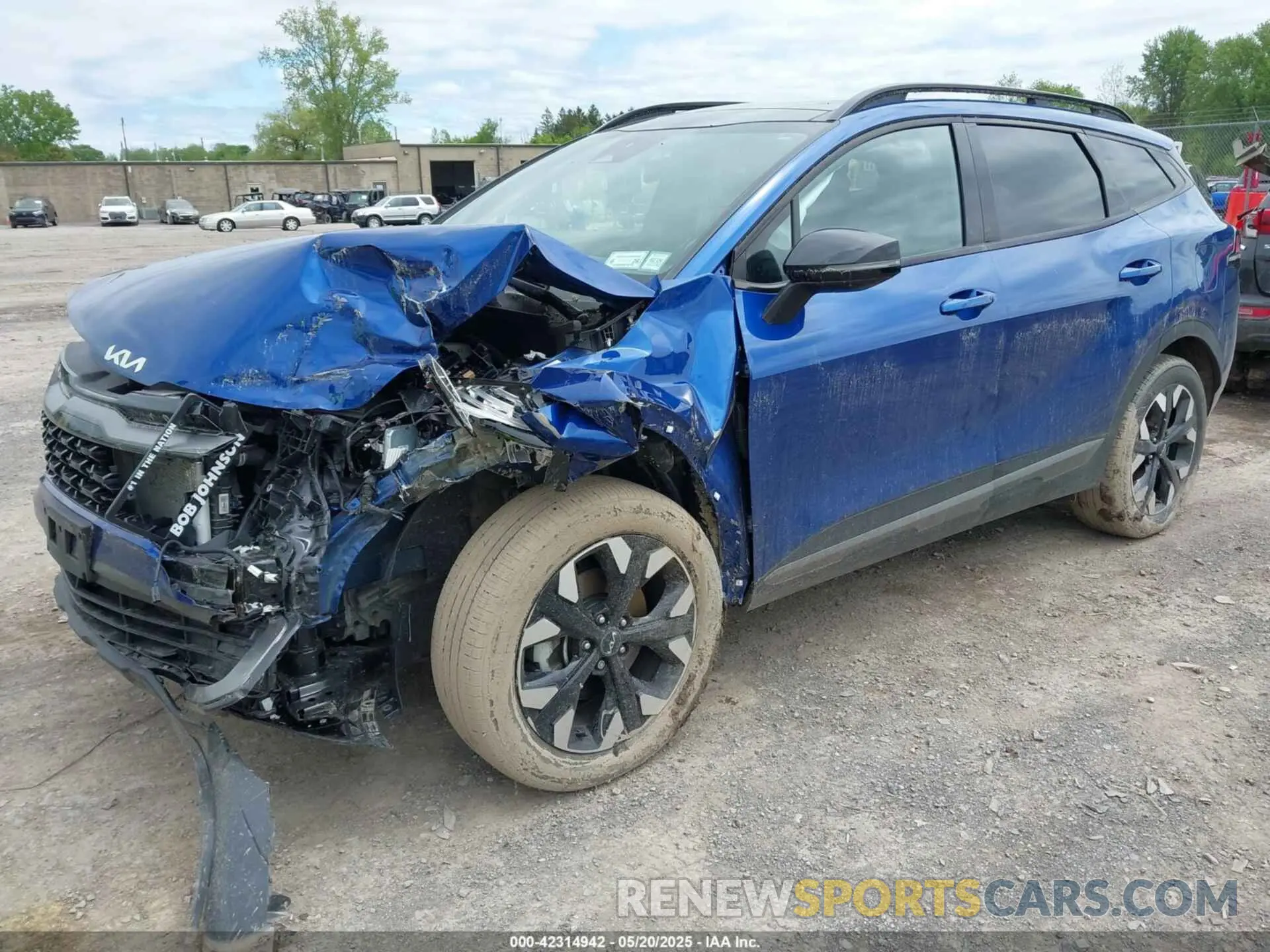2 fotografías del automóvil dañado 5XYK6CAF9PG004726 KIA SPORTAGE 2023
