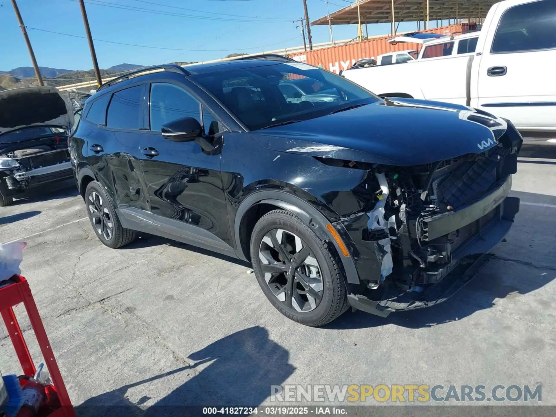 1 fotografías del automóvil dañado 5XYK6CAF9PG006251 KIA SPORTAGE 2023