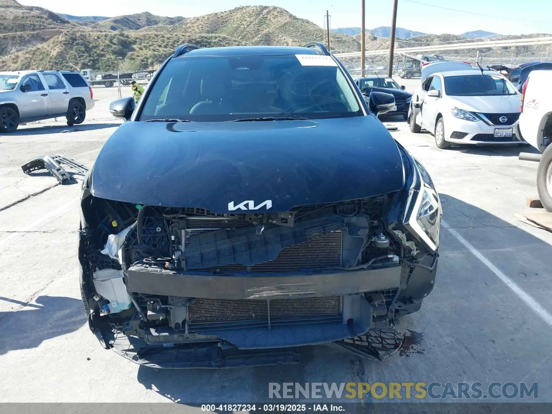 13 fotografías del automóvil dañado 5XYK6CAF9PG006251 KIA SPORTAGE 2023
