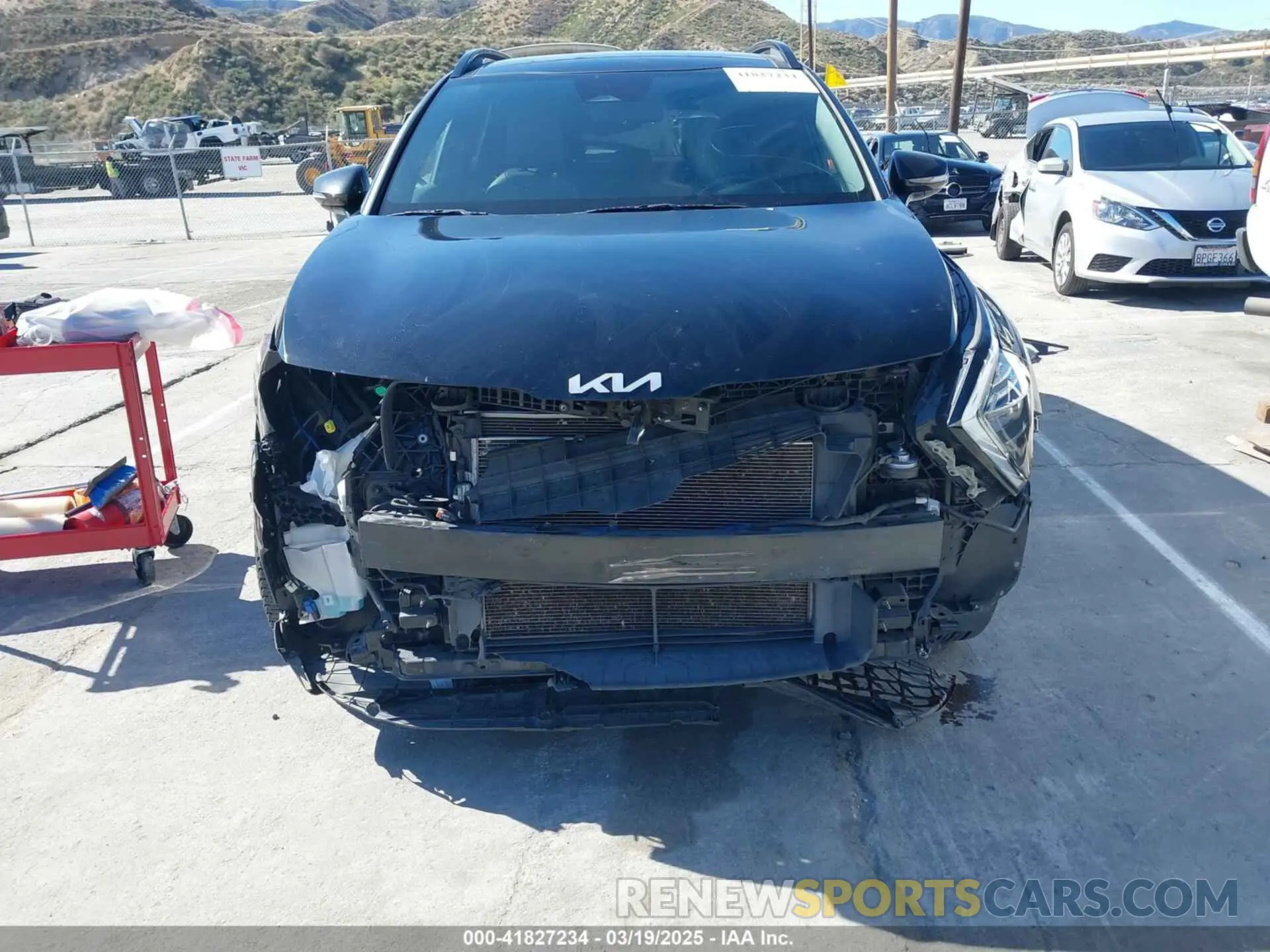 6 fotografías del automóvil dañado 5XYK6CAF9PG006251 KIA SPORTAGE 2023