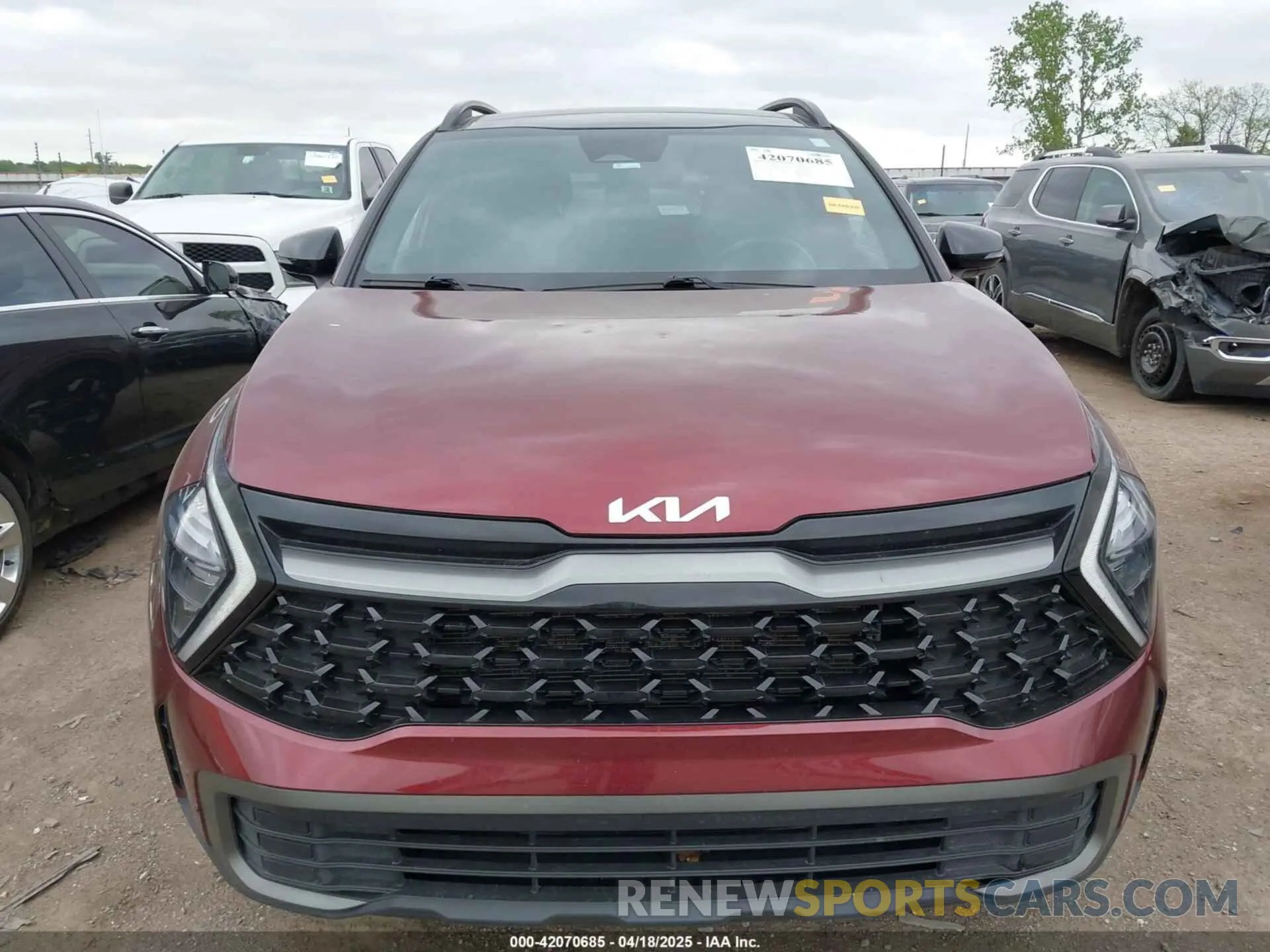 12 fotografías del automóvil dañado 5XYK6CAF9PG109234 KIA SPORTAGE 2023