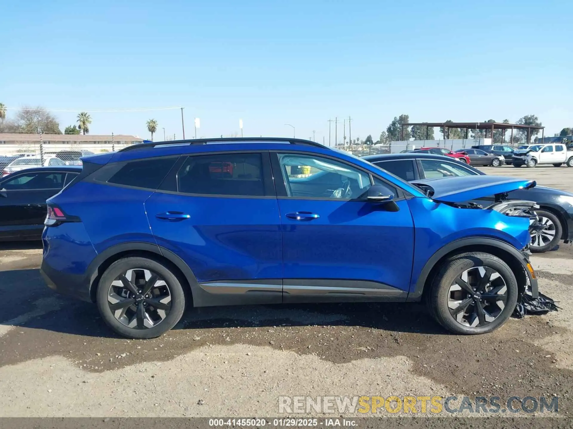 13 fotografías del automóvil dañado 5XYK6CAFXPG015749 KIA SPORTAGE 2023