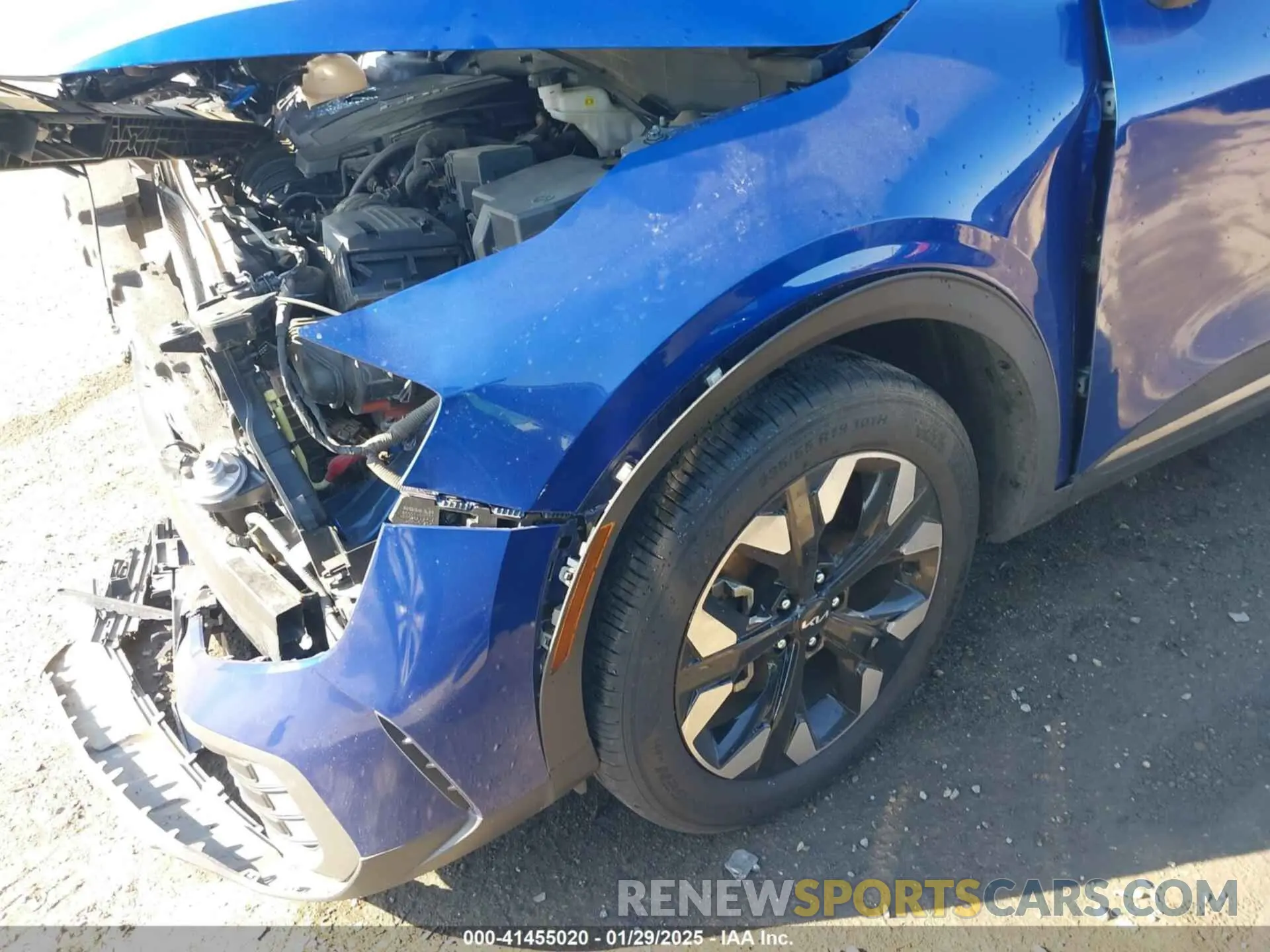 17 fotografías del automóvil dañado 5XYK6CAFXPG015749 KIA SPORTAGE 2023