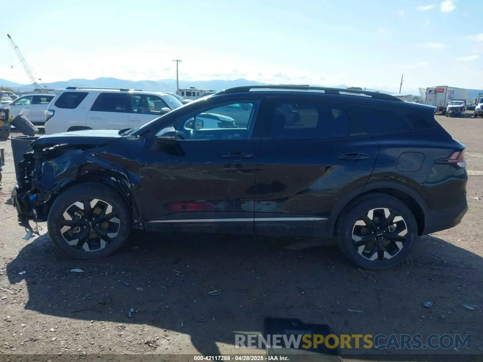 14 fotografías del automóvil dañado 5XYK6CAFXPG018991 KIA SPORTAGE 2023