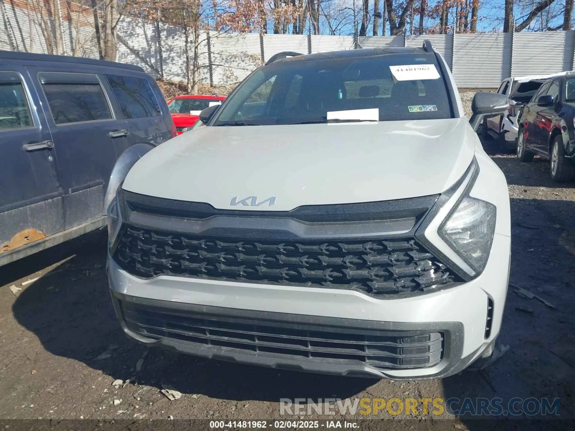 12 fotografías del automóvil dañado 5XYK6CAFXPG081119 KIA SPORTAGE 2023