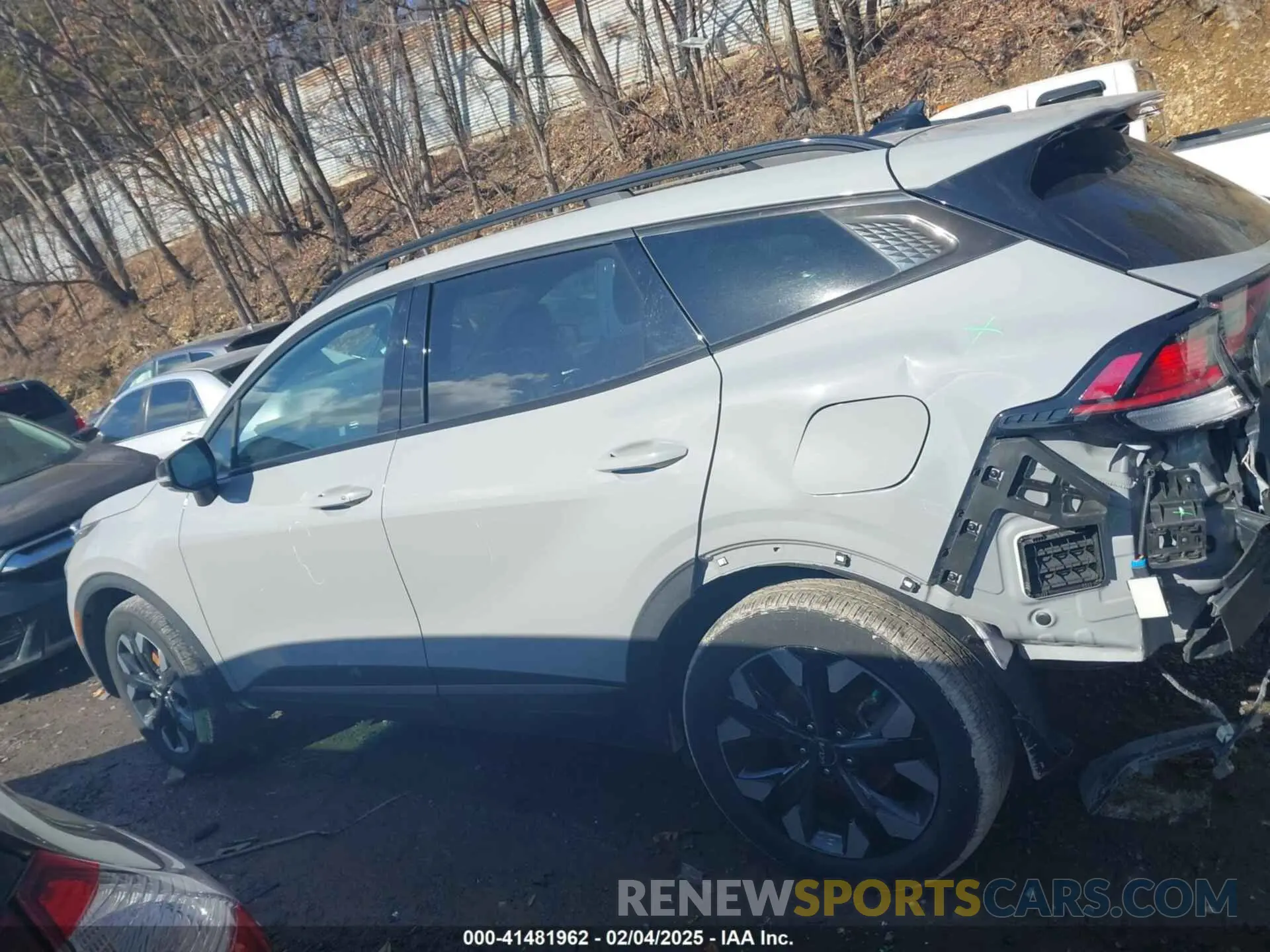 14 fotografías del automóvil dañado 5XYK6CAFXPG081119 KIA SPORTAGE 2023