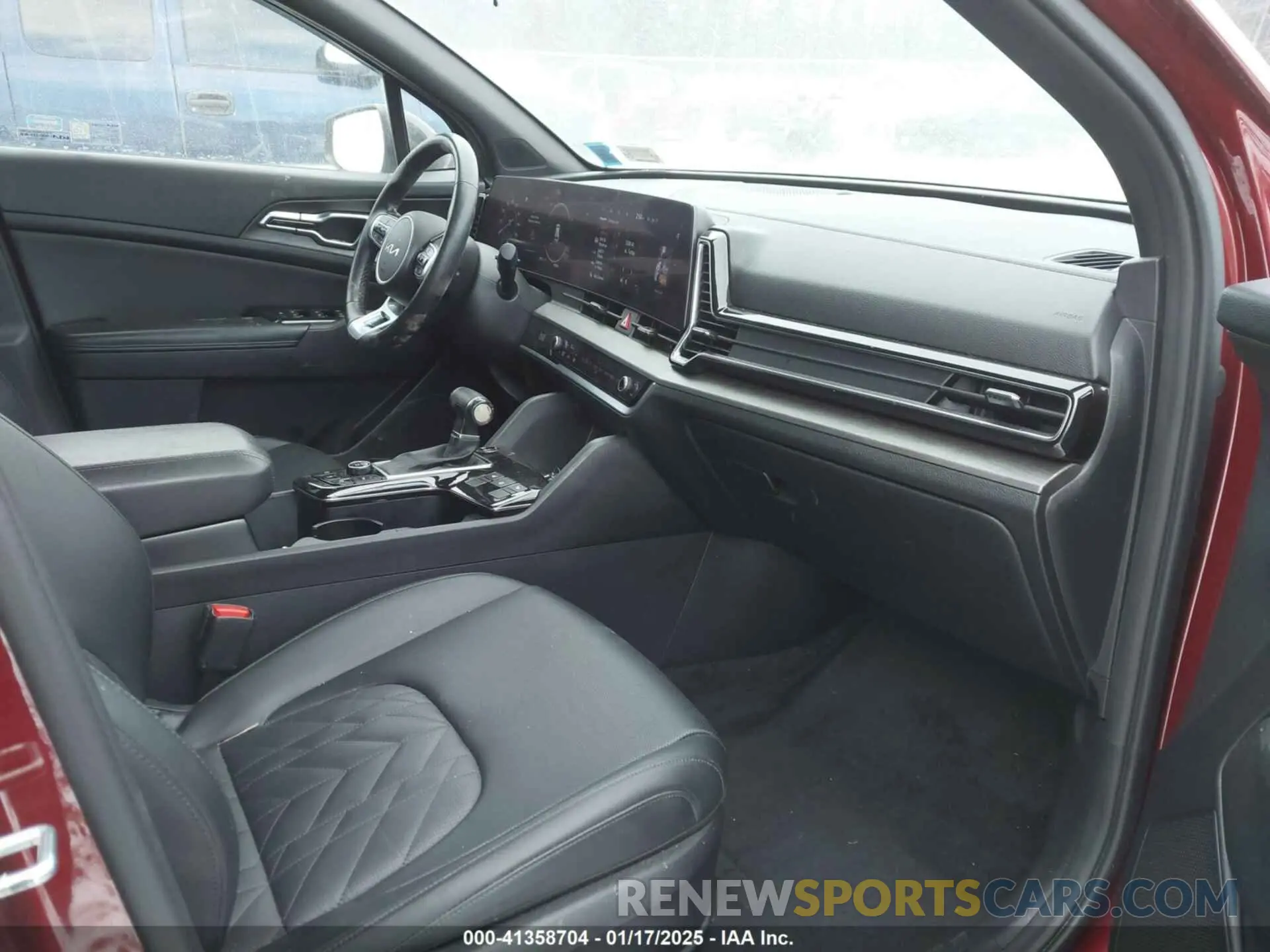 5 fotografías del automóvil dañado 5XYK7CAF1PG066957 KIA SPORTAGE 2023
