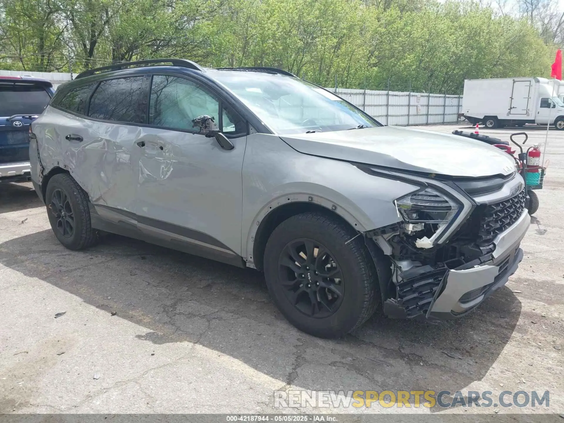 1 fotografías del automóvil dañado 5XYK7CAF2PG053554 KIA SPORTAGE 2023