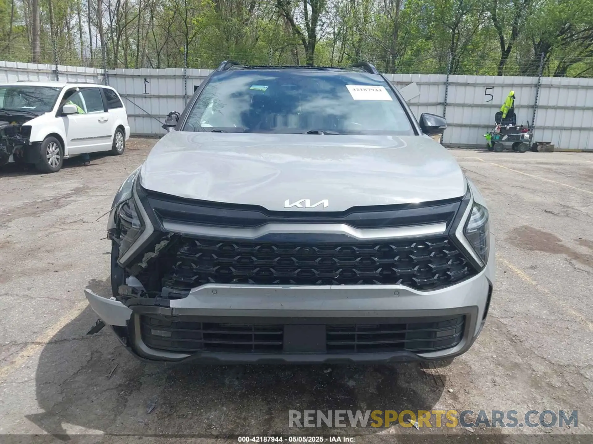 12 fotografías del automóvil dañado 5XYK7CAF2PG053554 KIA SPORTAGE 2023