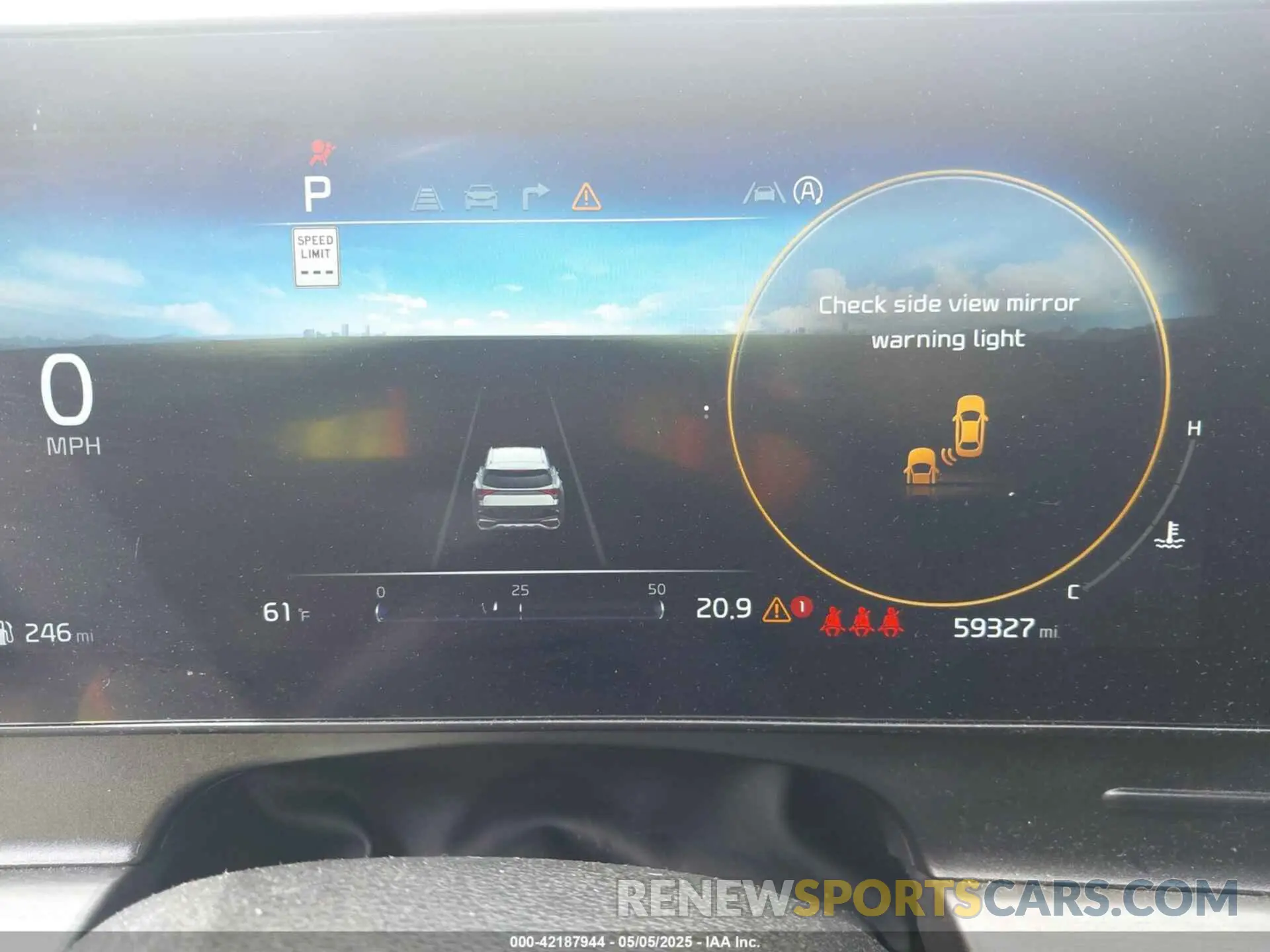 7 fotografías del automóvil dañado 5XYK7CAF2PG053554 KIA SPORTAGE 2023