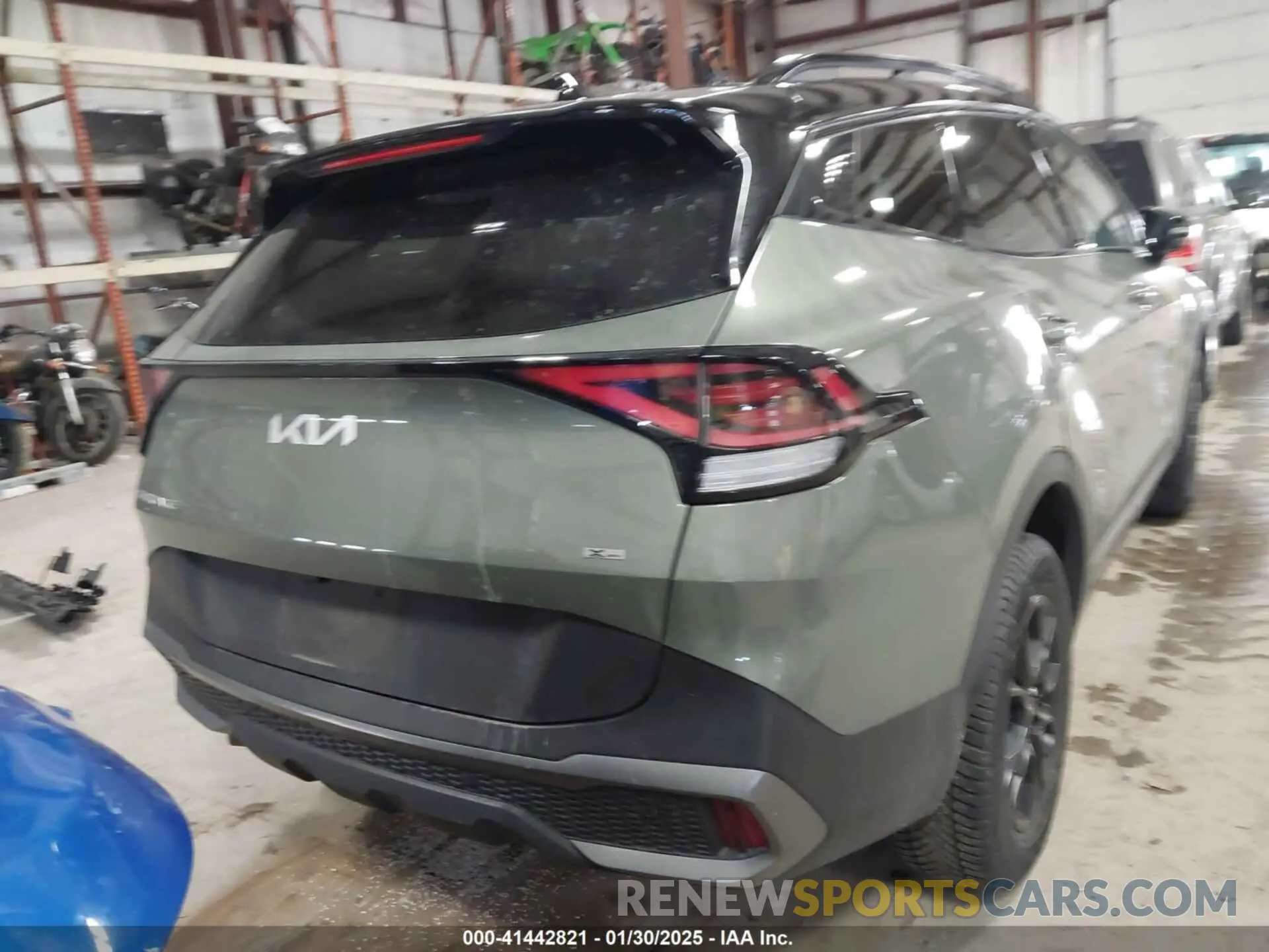 16 fotografías del automóvil dañado 5XYK7CAF2PG124221 KIA SPORTAGE 2023