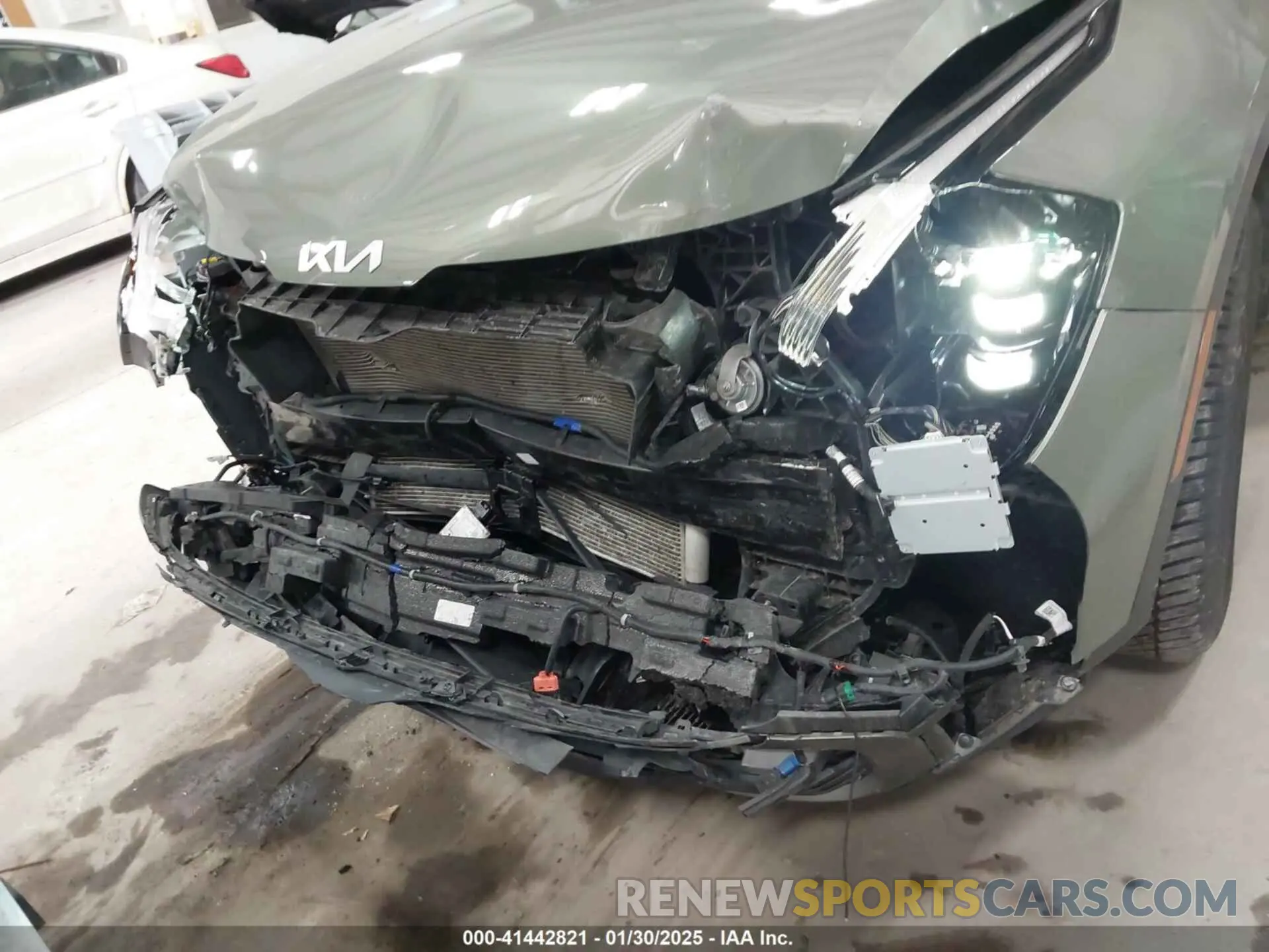6 fotografías del automóvil dañado 5XYK7CAF2PG124221 KIA SPORTAGE 2023