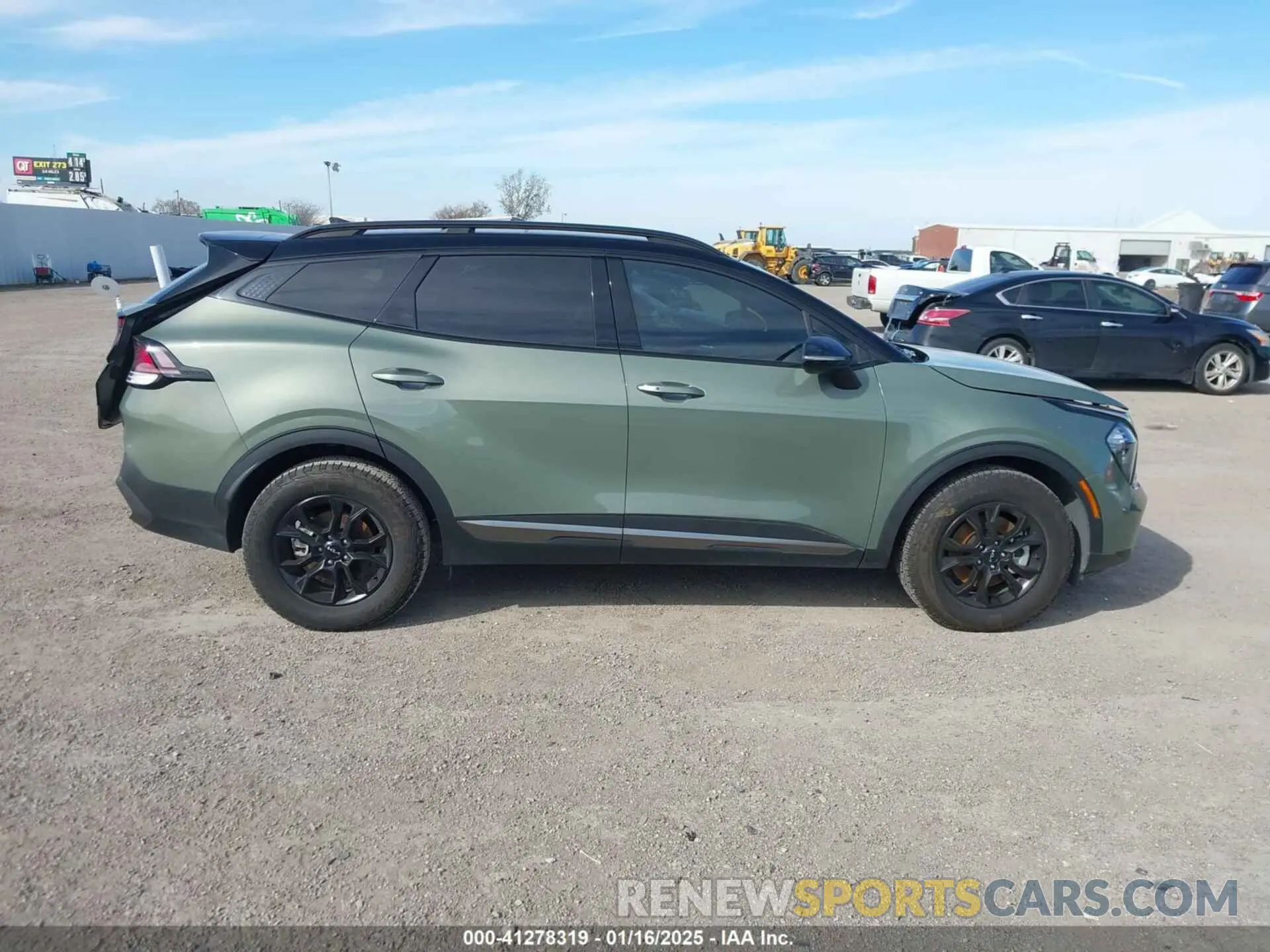 13 fotografías del automóvil dañado 5XYK7CAF2PG128012 KIA SPORTAGE 2023