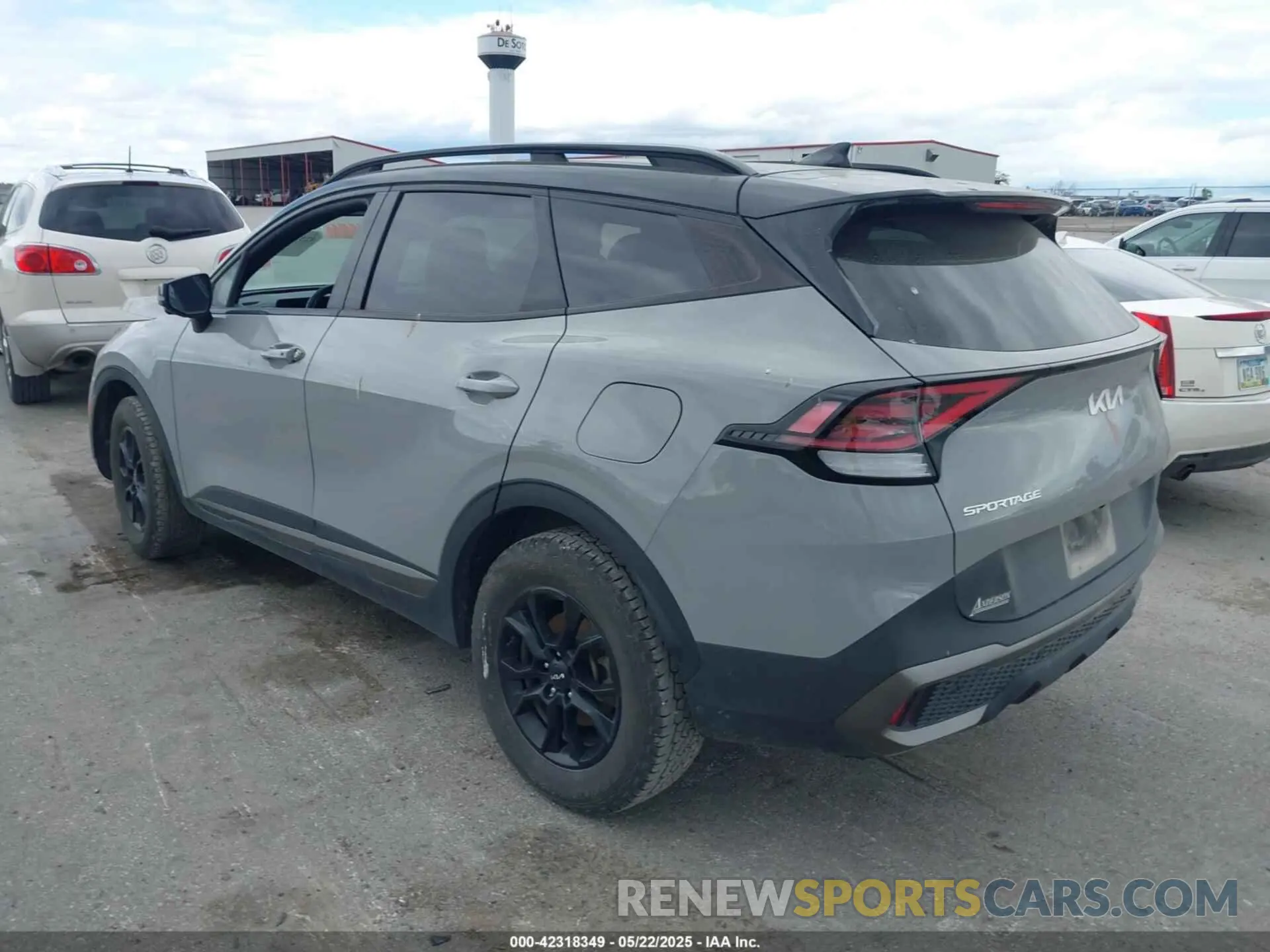 3 fotografías del automóvil dañado 5XYK7CAF4PG045732 KIA SPORTAGE 2023