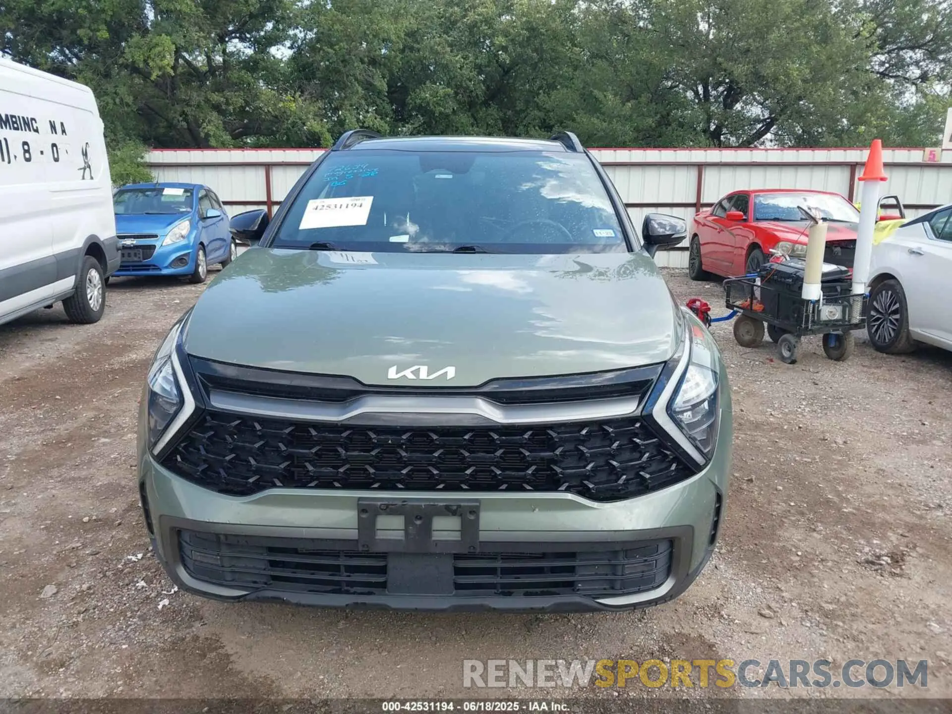 13 fotografías del automóvil dañado 5XYK7CAF4PG072784 KIA SPORTAGE 2023