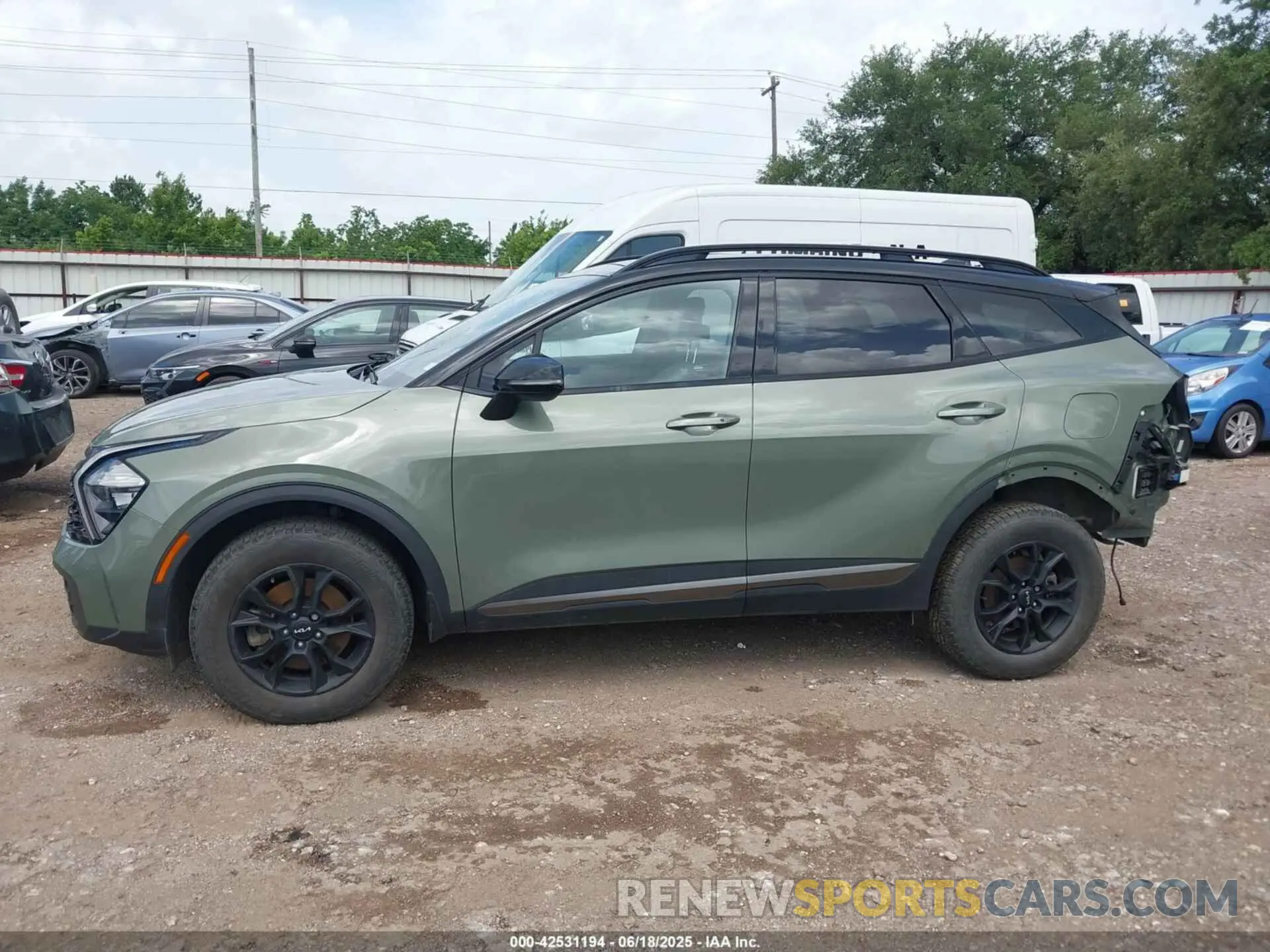 15 fotografías del automóvil dañado 5XYK7CAF4PG072784 KIA SPORTAGE 2023