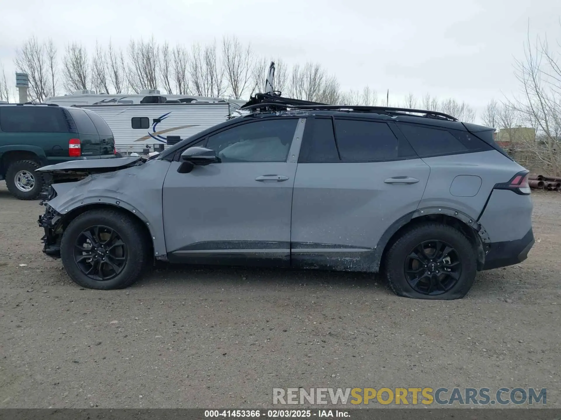 15 fotografías del automóvil dañado 5XYK7CAF5PG014764 KIA SPORTAGE 2023