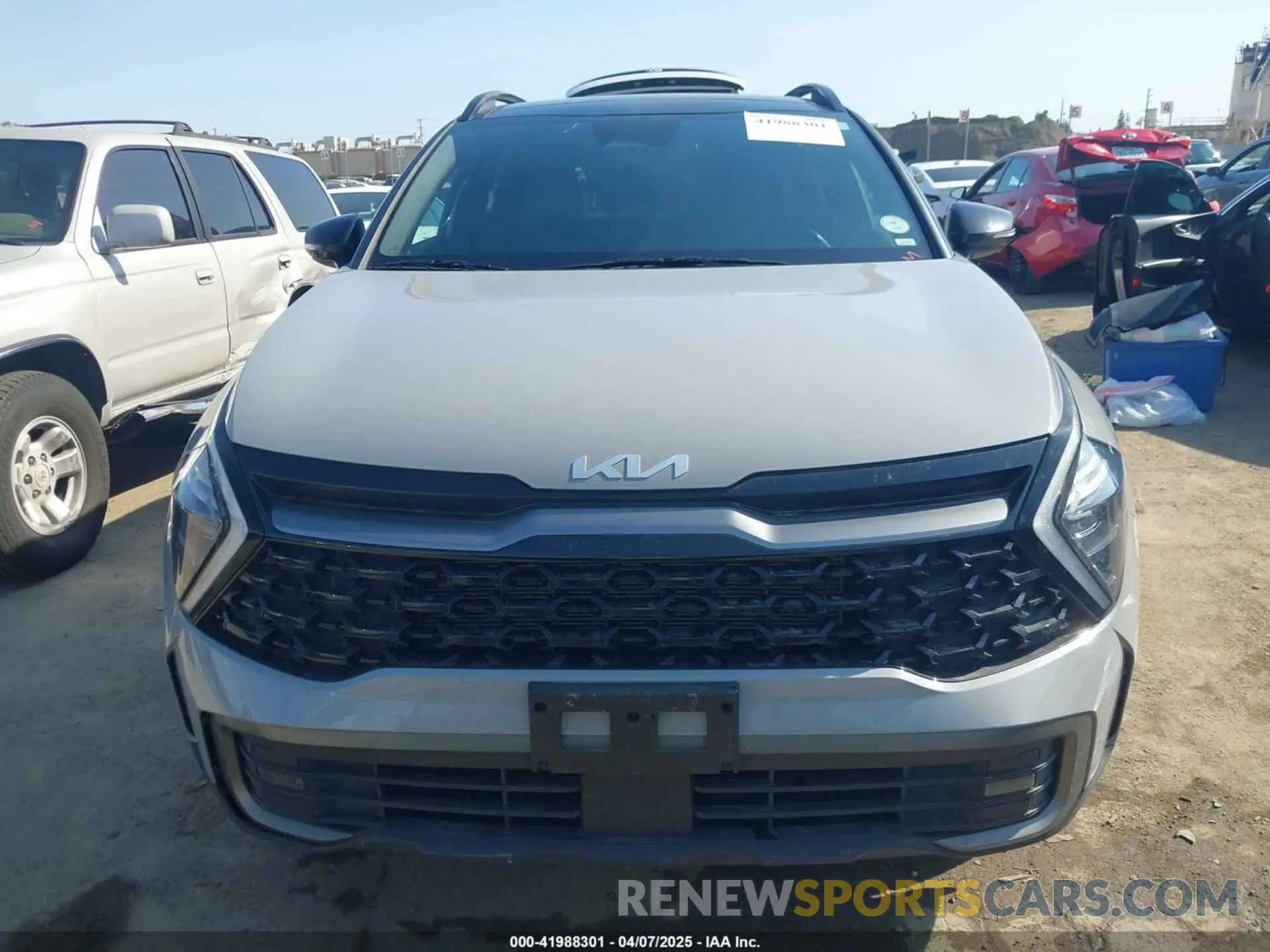 12 fotografías del automóvil dañado 5XYK7CAF6PG028866 KIA SPORTAGE 2023