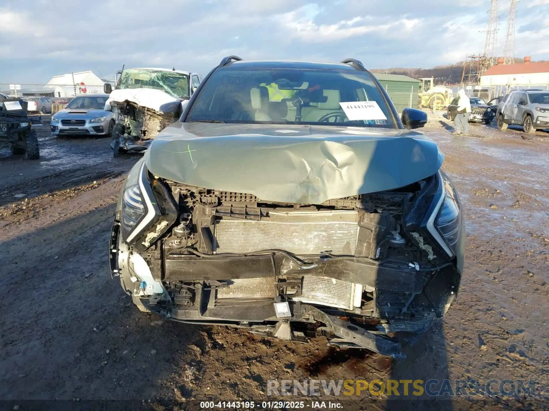 12 fotografías del automóvil dañado 5XYK7CAF8PG009221 KIA SPORTAGE 2023