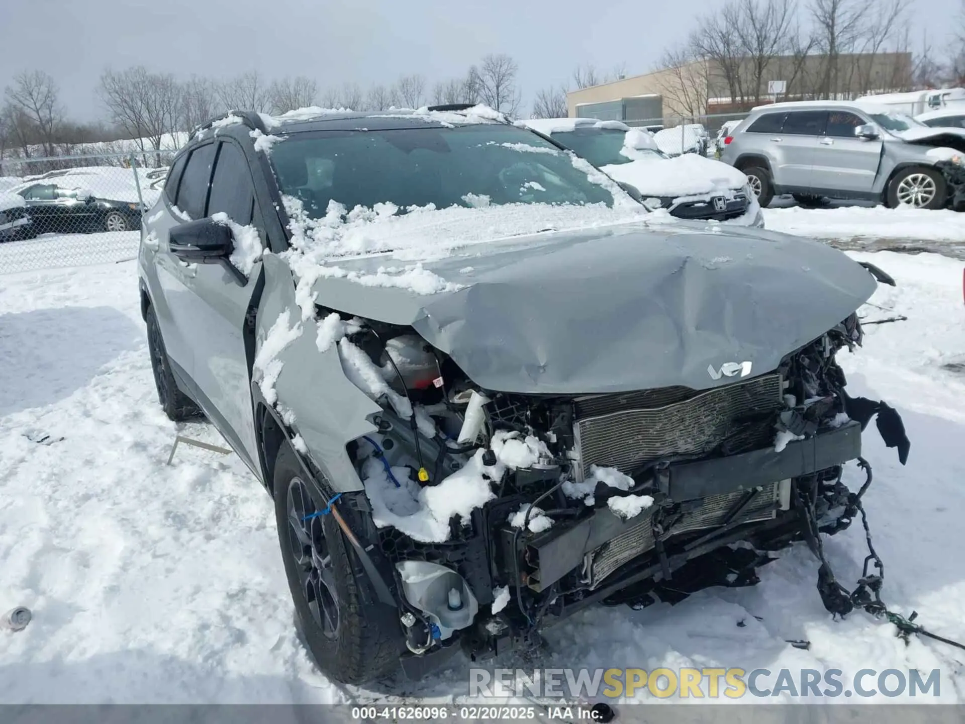 1 fotografías del automóvil dañado 5XYK7CAF8PG138995 KIA SPORTAGE 2023