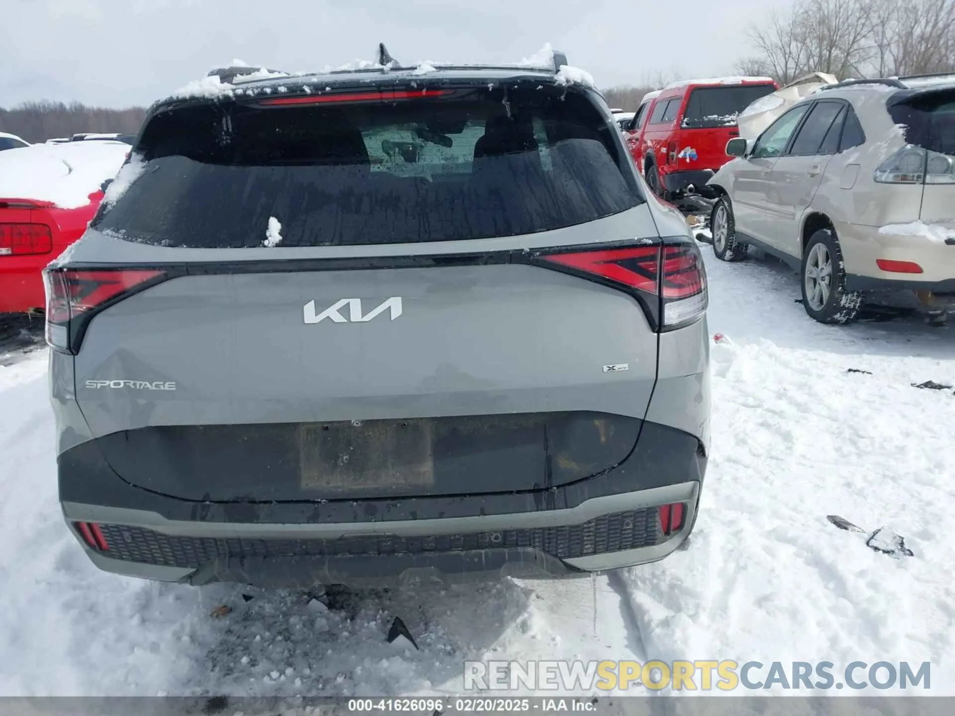 16 fotografías del automóvil dañado 5XYK7CAF8PG138995 KIA SPORTAGE 2023