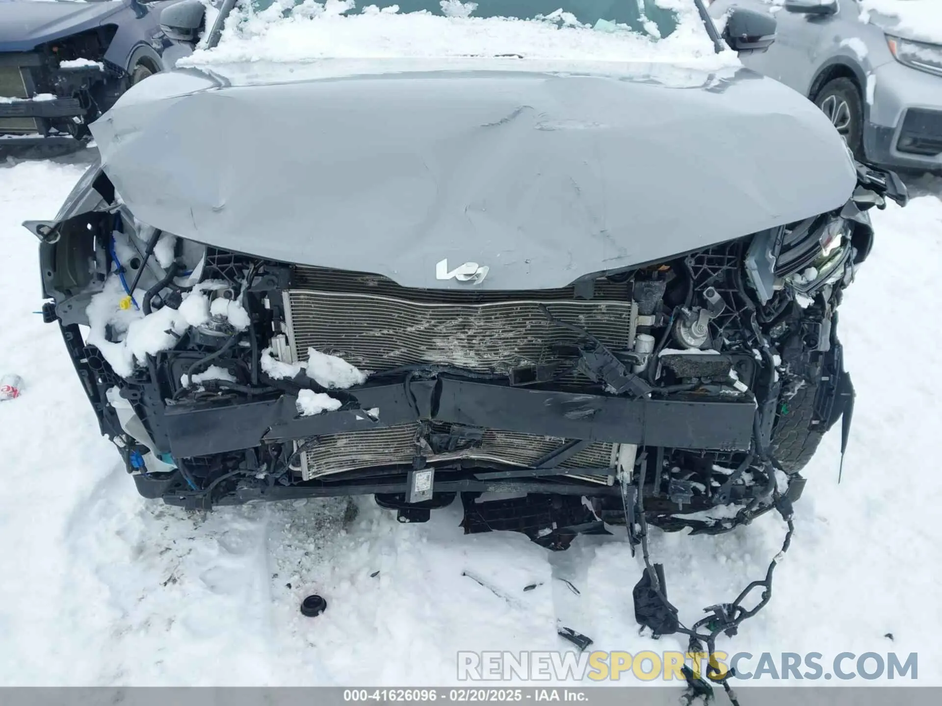 6 fotografías del automóvil dañado 5XYK7CAF8PG138995 KIA SPORTAGE 2023