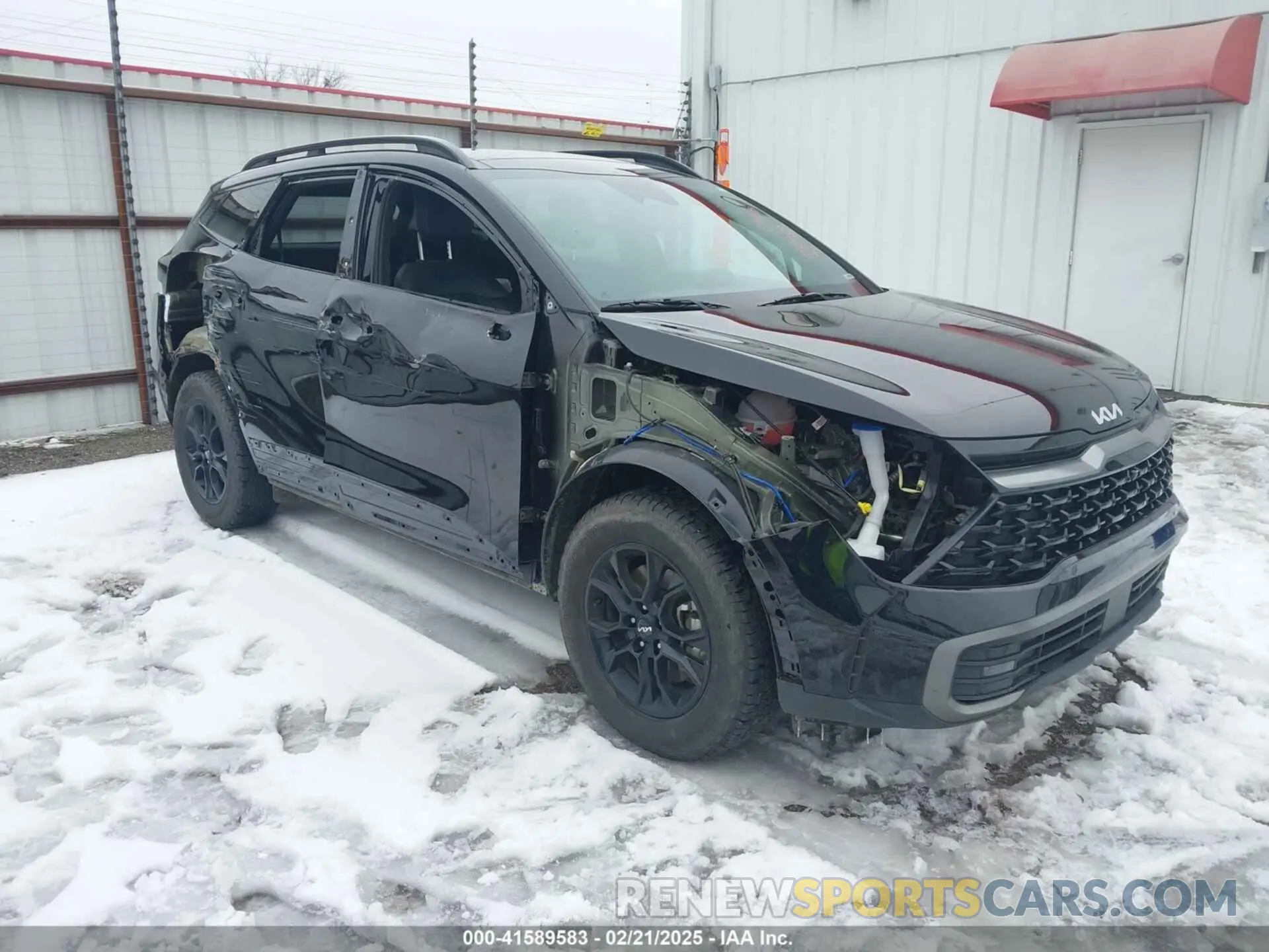 1 fotografías del automóvil dañado 5XYK7CAFXPG136150 KIA SPORTAGE 2023