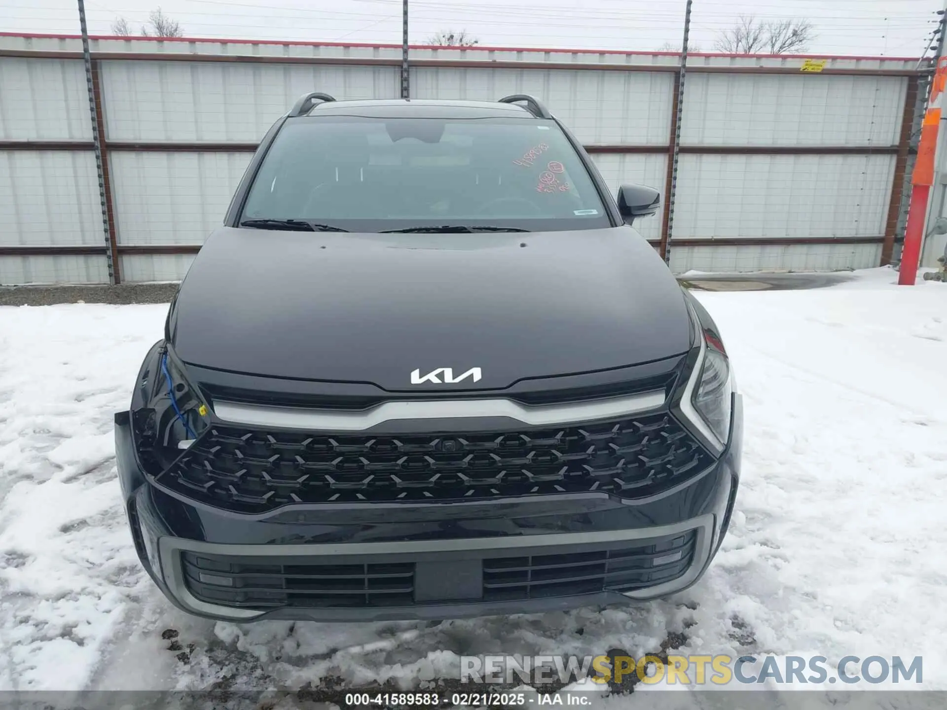 13 fotografías del automóvil dañado 5XYK7CAFXPG136150 KIA SPORTAGE 2023