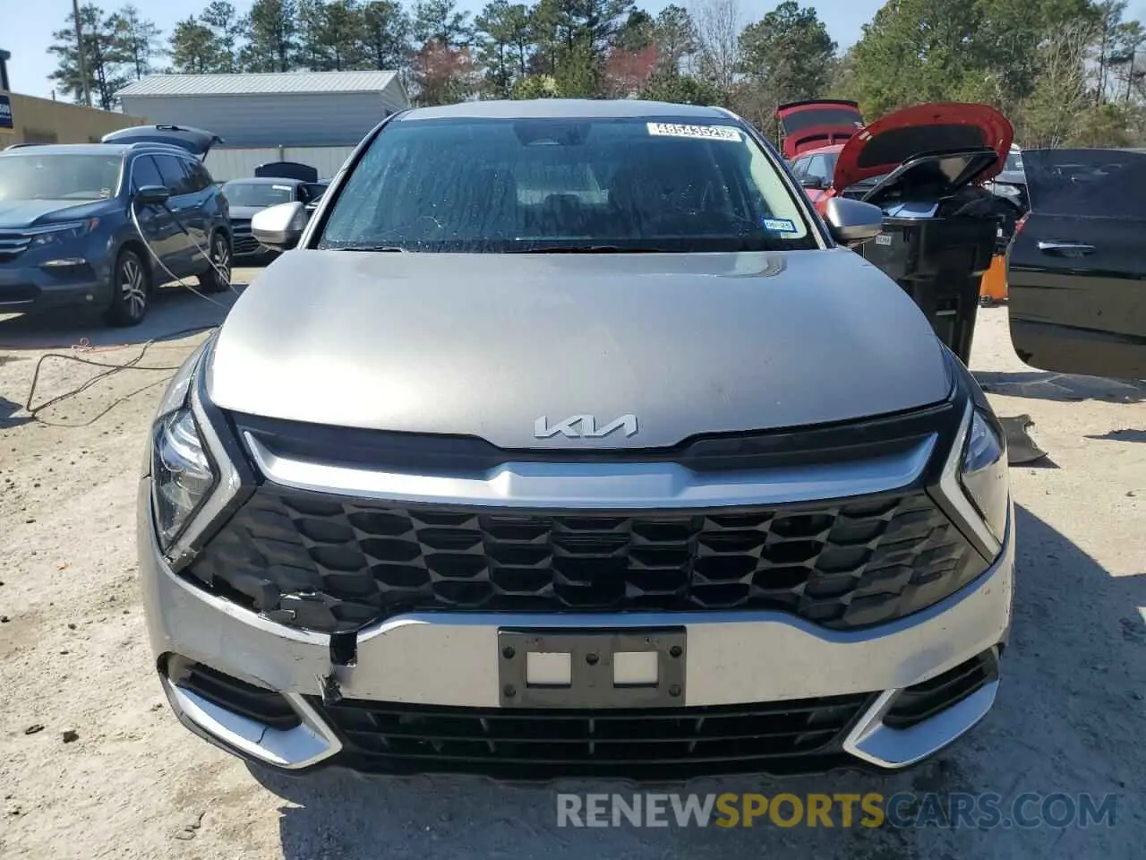 5 fotografías del automóvil dañado KNDPU3AF1P7163278 KIA SPORTAGE 2023