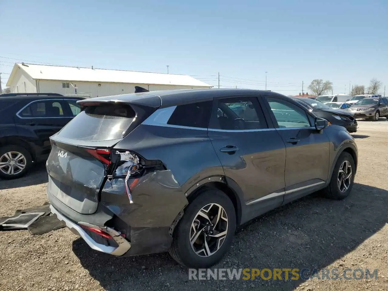 3 fotografías del automóvil dañado KNDPU3AF3P7149995 KIA SPORTAGE 2023