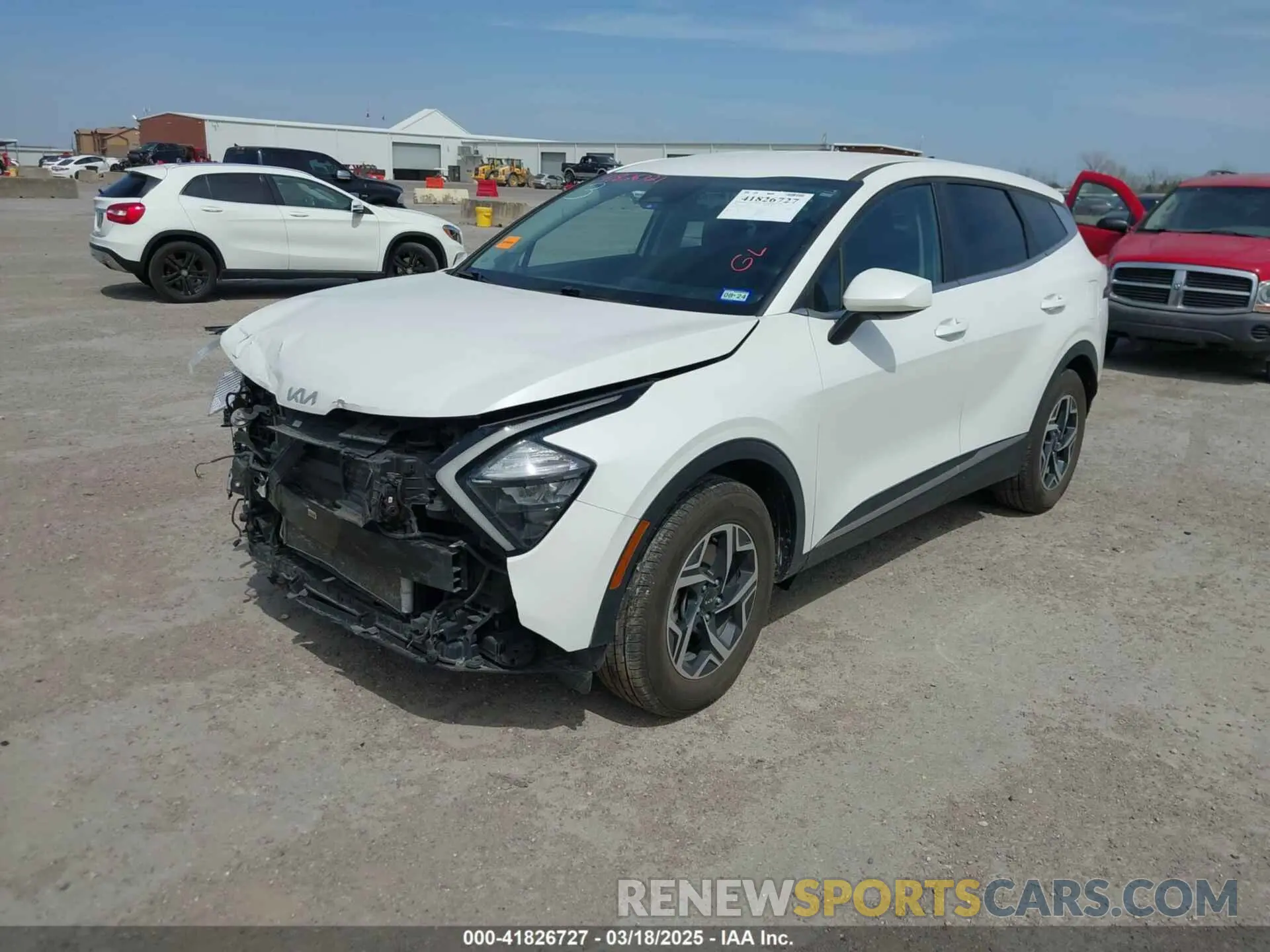 14 fotografías del automóvil dañado KNDPU3AF4P7036248 KIA SPORTAGE 2023