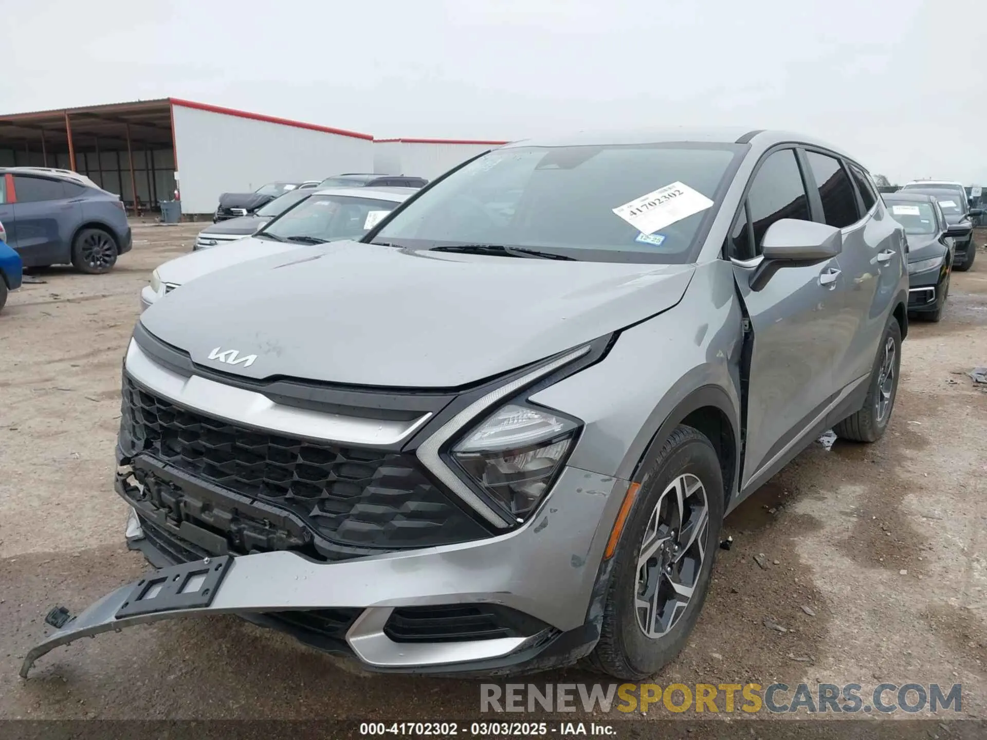 2 fotografías del automóvil dañado KNDPU3AF4P7131201 KIA SPORTAGE 2023