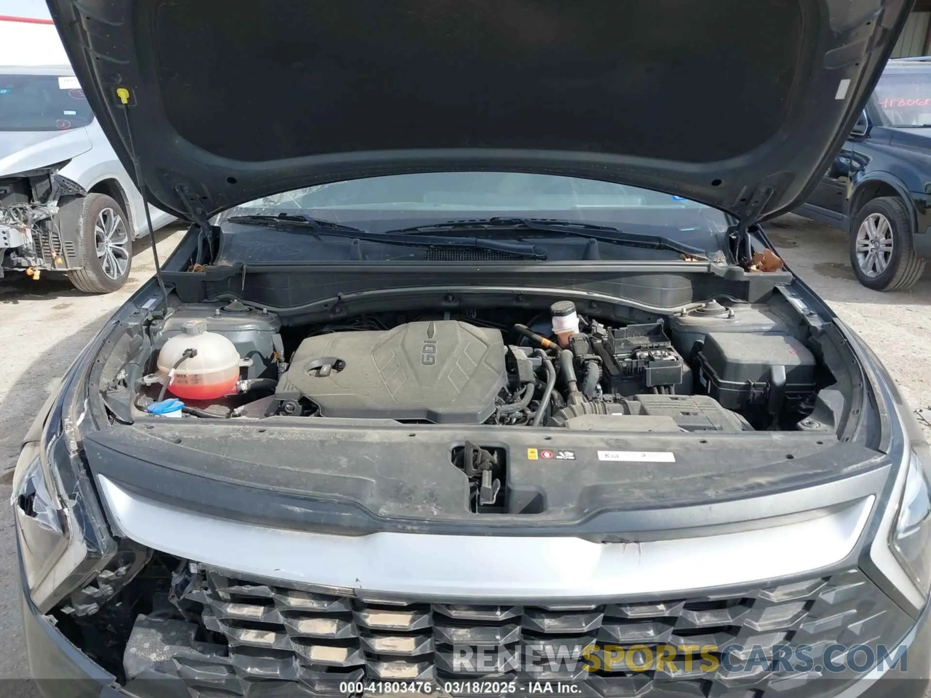 10 fotografías del automóvil dañado KNDPU3AF7P7037040 KIA SPORTAGE 2023