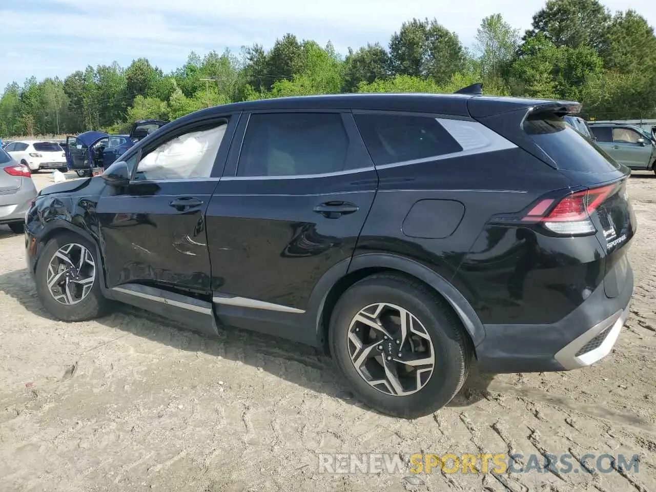 2 fotografías del automóvil dañado KNDPU3AF7P7042237 KIA SPORTAGE 2023
