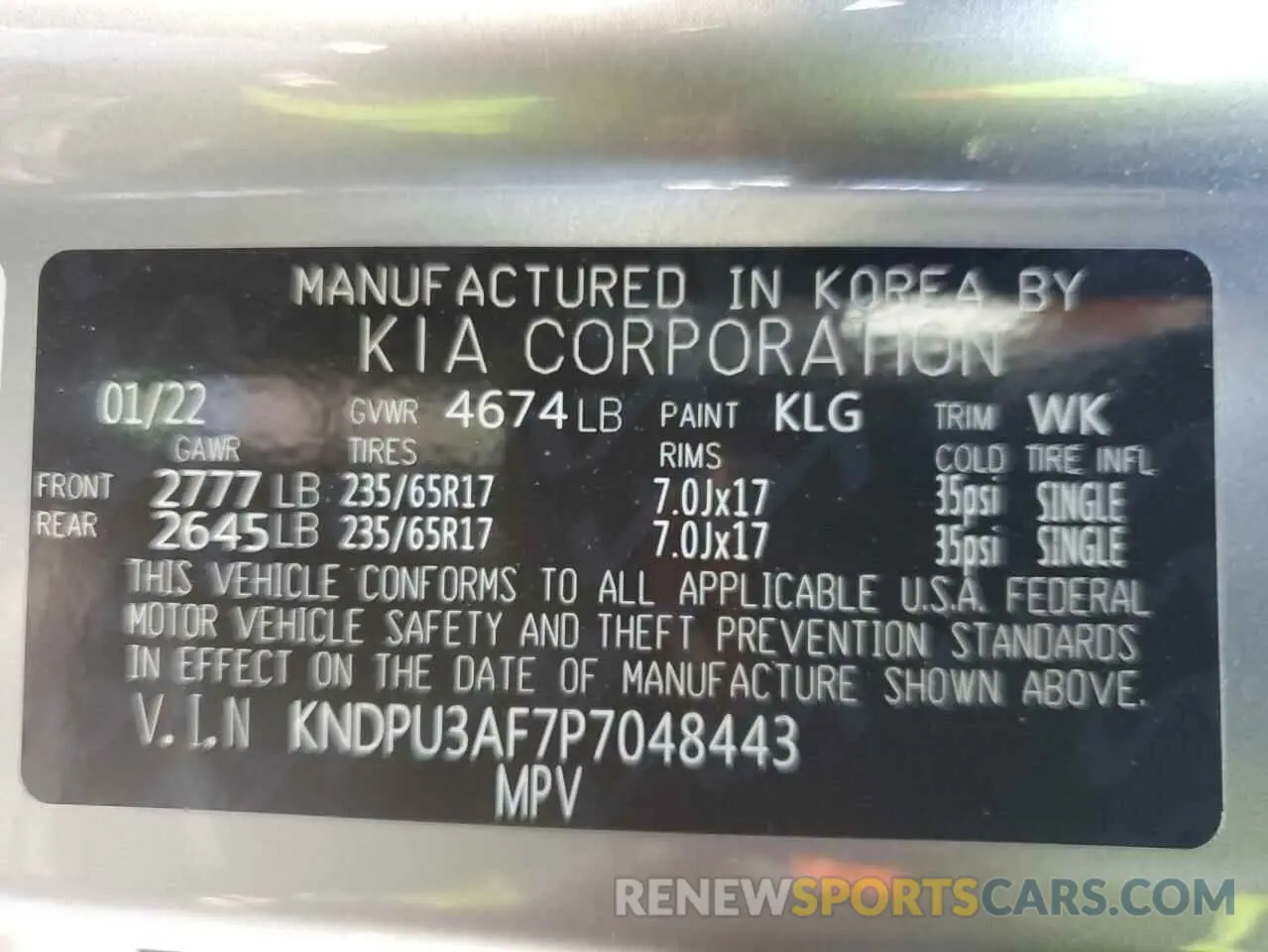 14 fotografías del automóvil dañado KNDPU3AF7P7048443 KIA SPORTAGE 2023