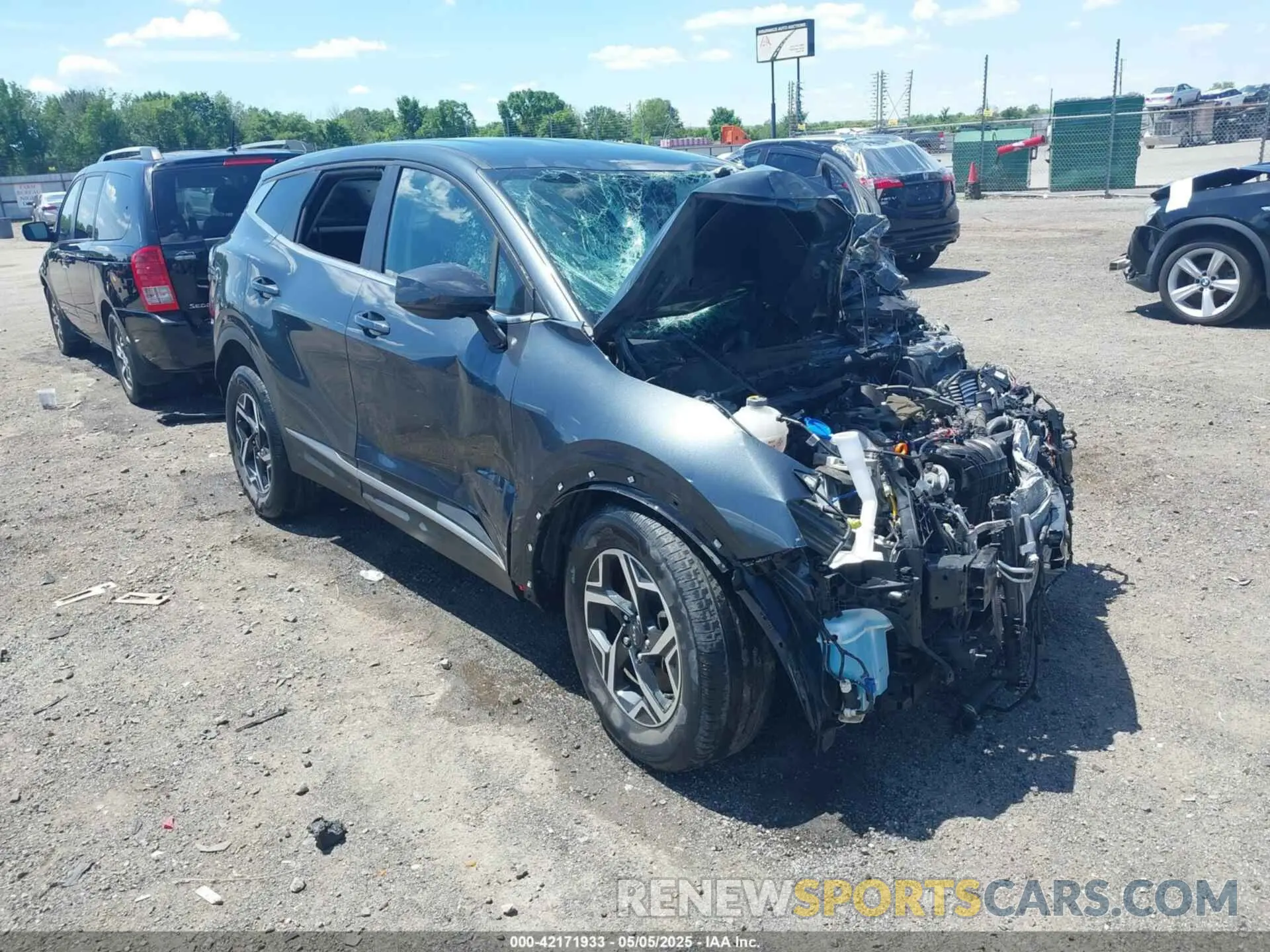 1 fotografías del automóvil dañado KNDPU3AF7P7066327 KIA SPORTAGE 2023